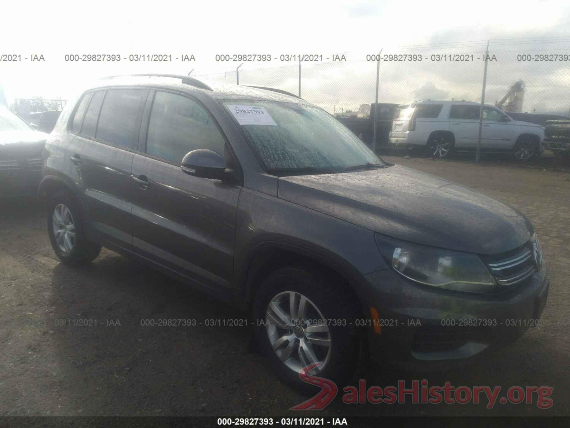 WVGAV7AX1GW558338 2016 VOLKSWAGEN TIGUAN