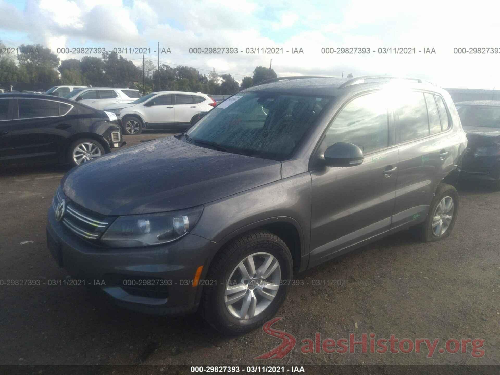 WVGAV7AX1GW558338 2016 VOLKSWAGEN TIGUAN