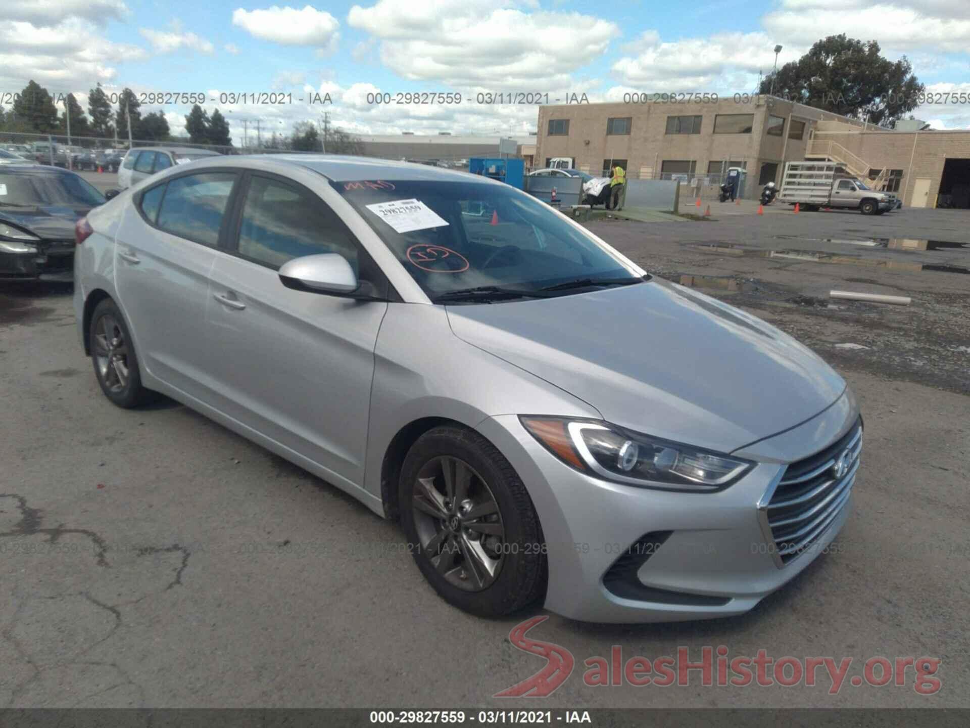 5NPD84LF5JH231076 2018 HYUNDAI ELANTRA