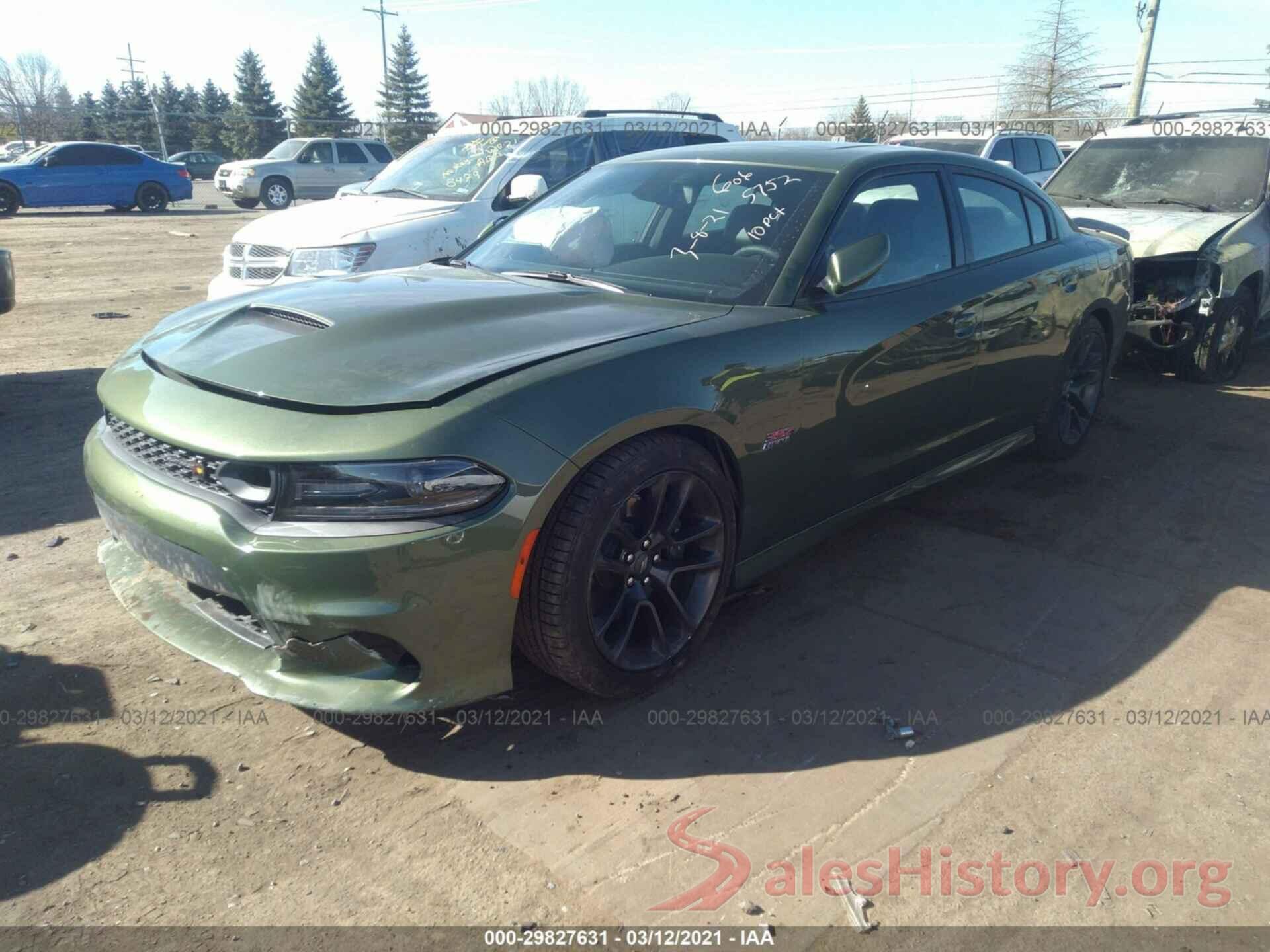 2C3CDXGJ4MH535752 2021 DODGE CHARGER