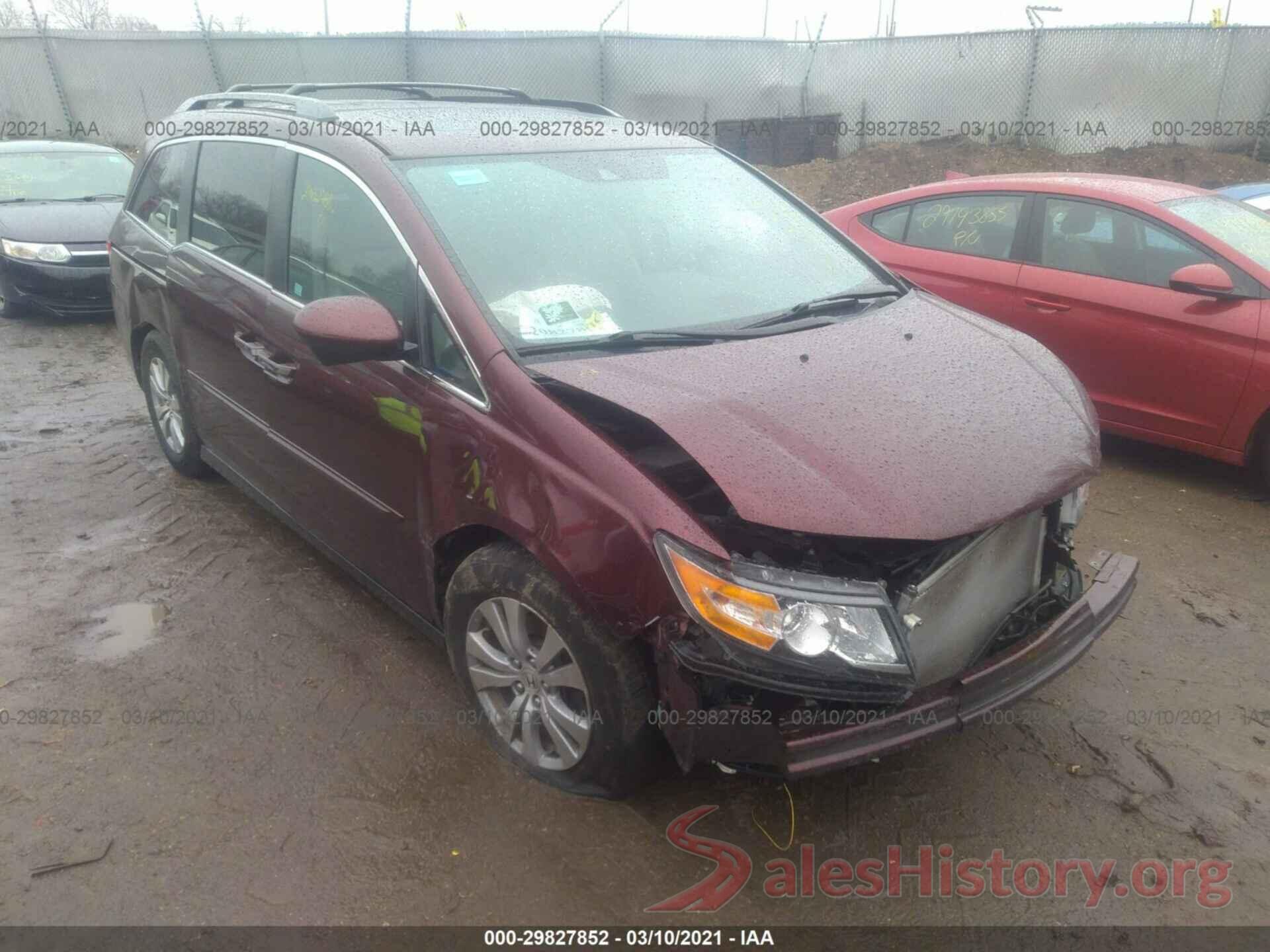 5FNRL5H67GB027521 2016 HONDA ODYSSEY