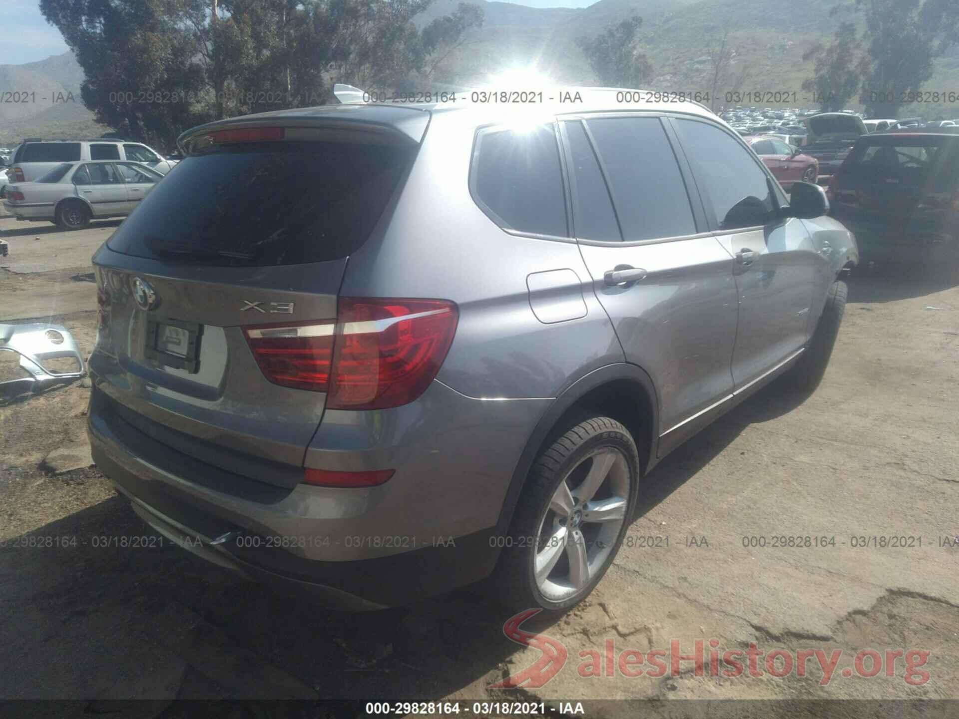 5UXWX9C33H0W68613 2017 BMW X3