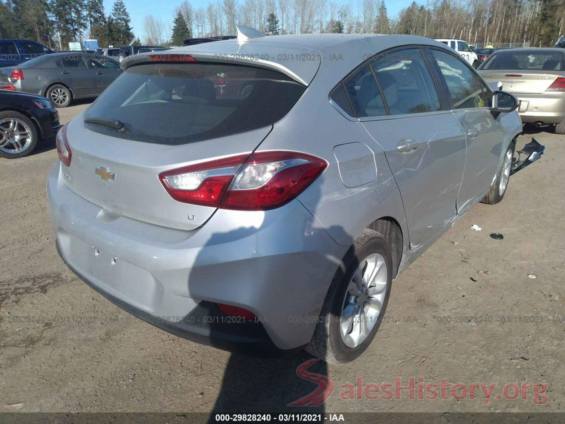 3G1BE6SM3KS581821 2019 CHEVROLET CRUZE