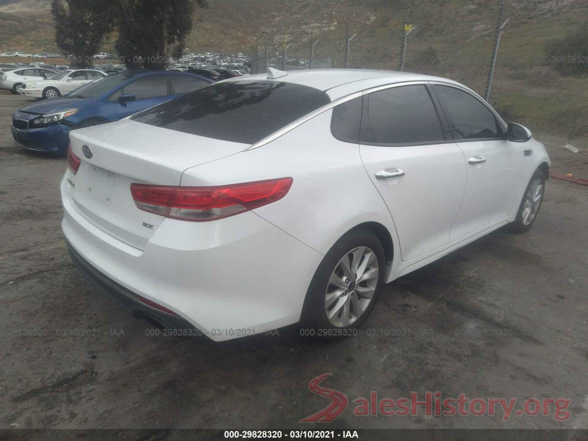 5XXGU4L31GG042234 2016 KIA OPTIMA