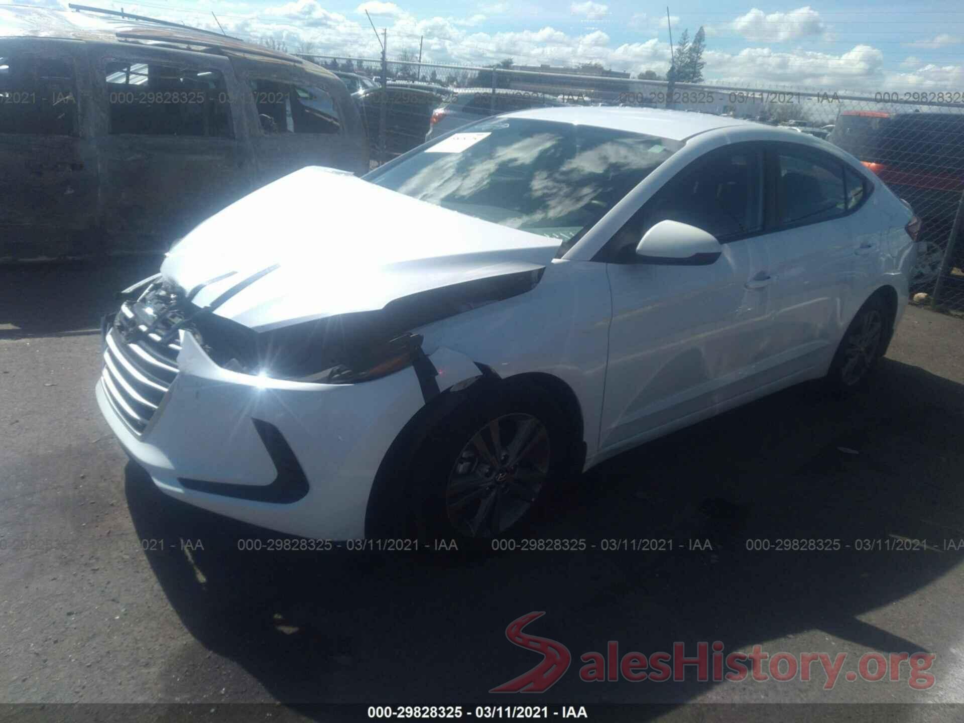 5NPD84LF6JH269500 2018 HYUNDAI ELANTRA