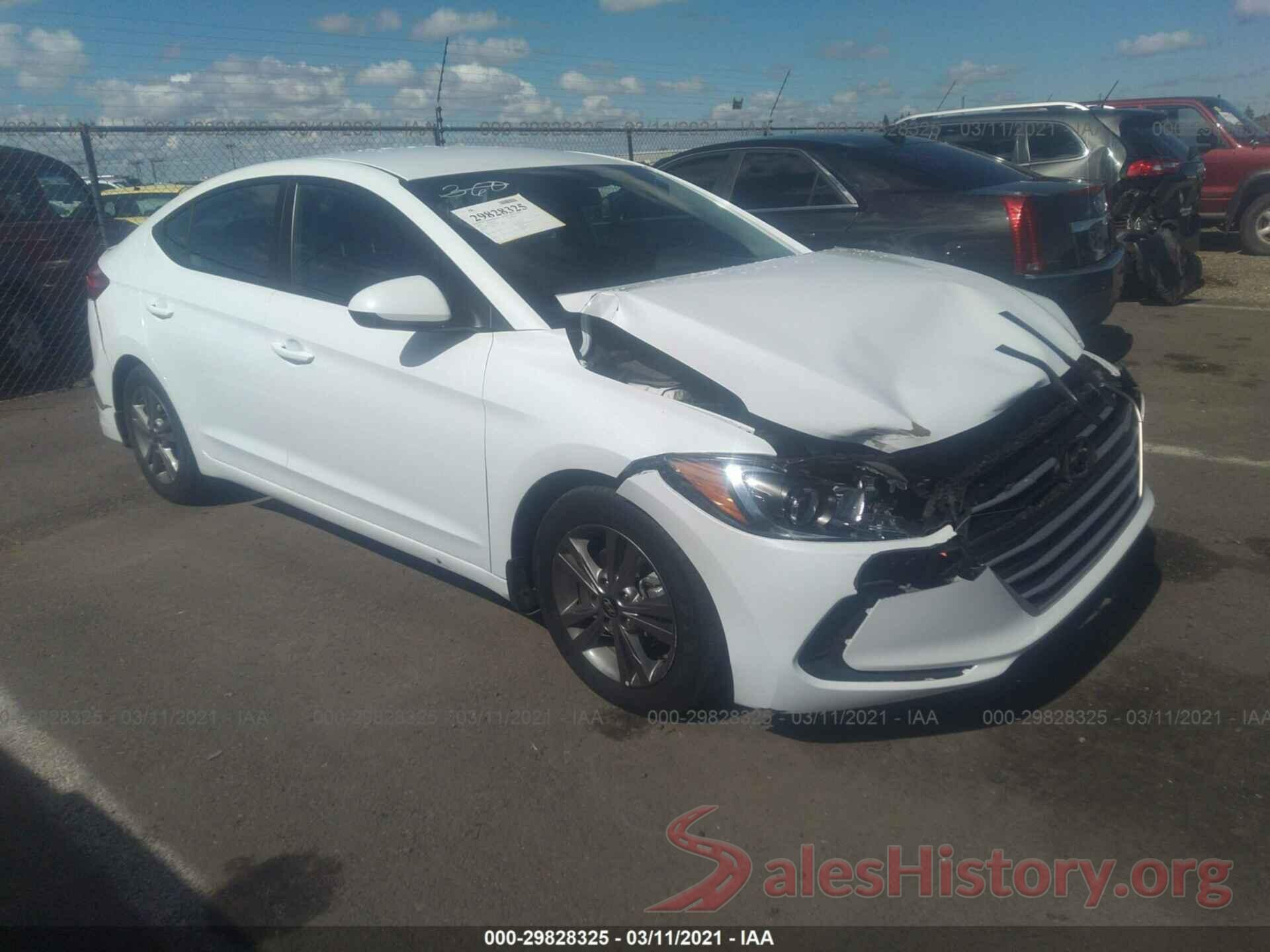 5NPD84LF6JH269500 2018 HYUNDAI ELANTRA