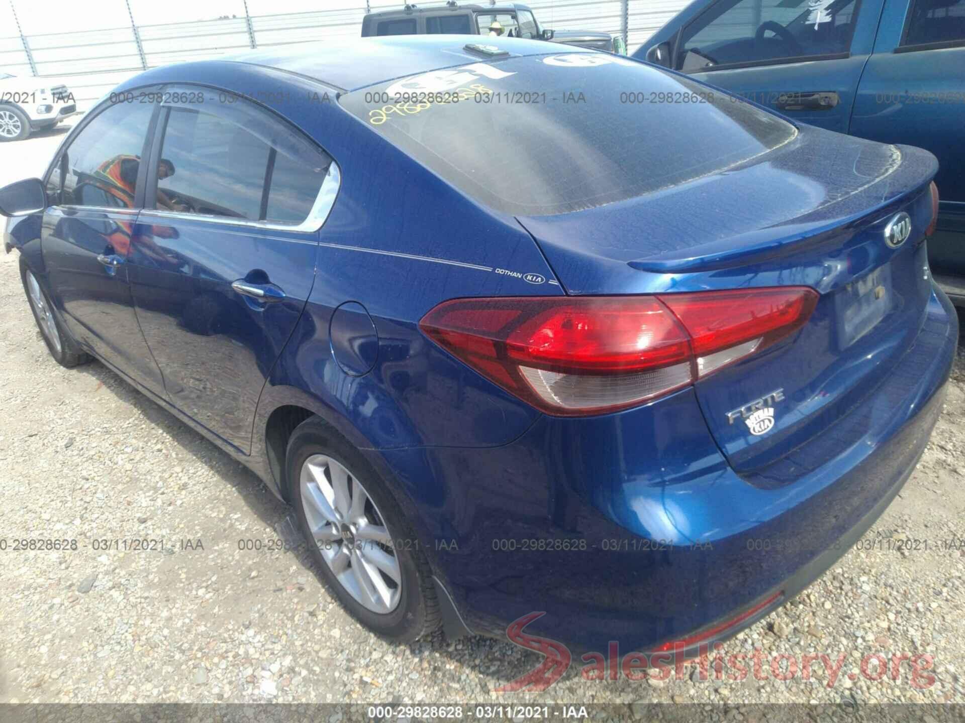 3KPFL4A7XHE048550 2017 KIA FORTE