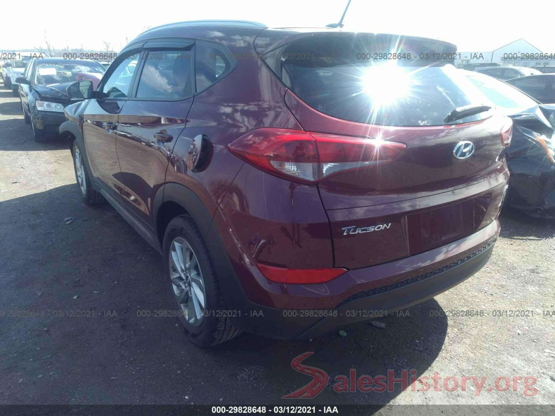 KM8J3CA45GU039891 2016 HYUNDAI TUCSON