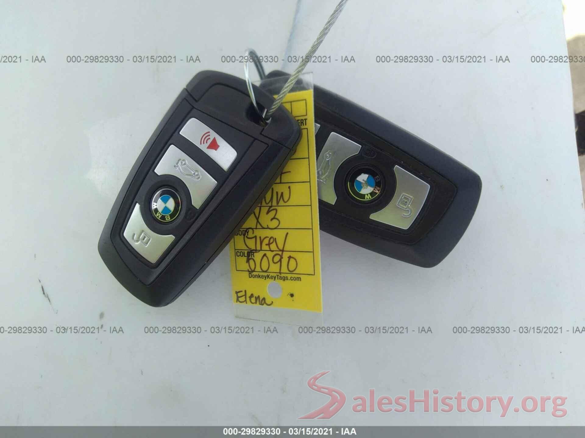 5UXWZ7C58H0U46780 2017 BMW X3