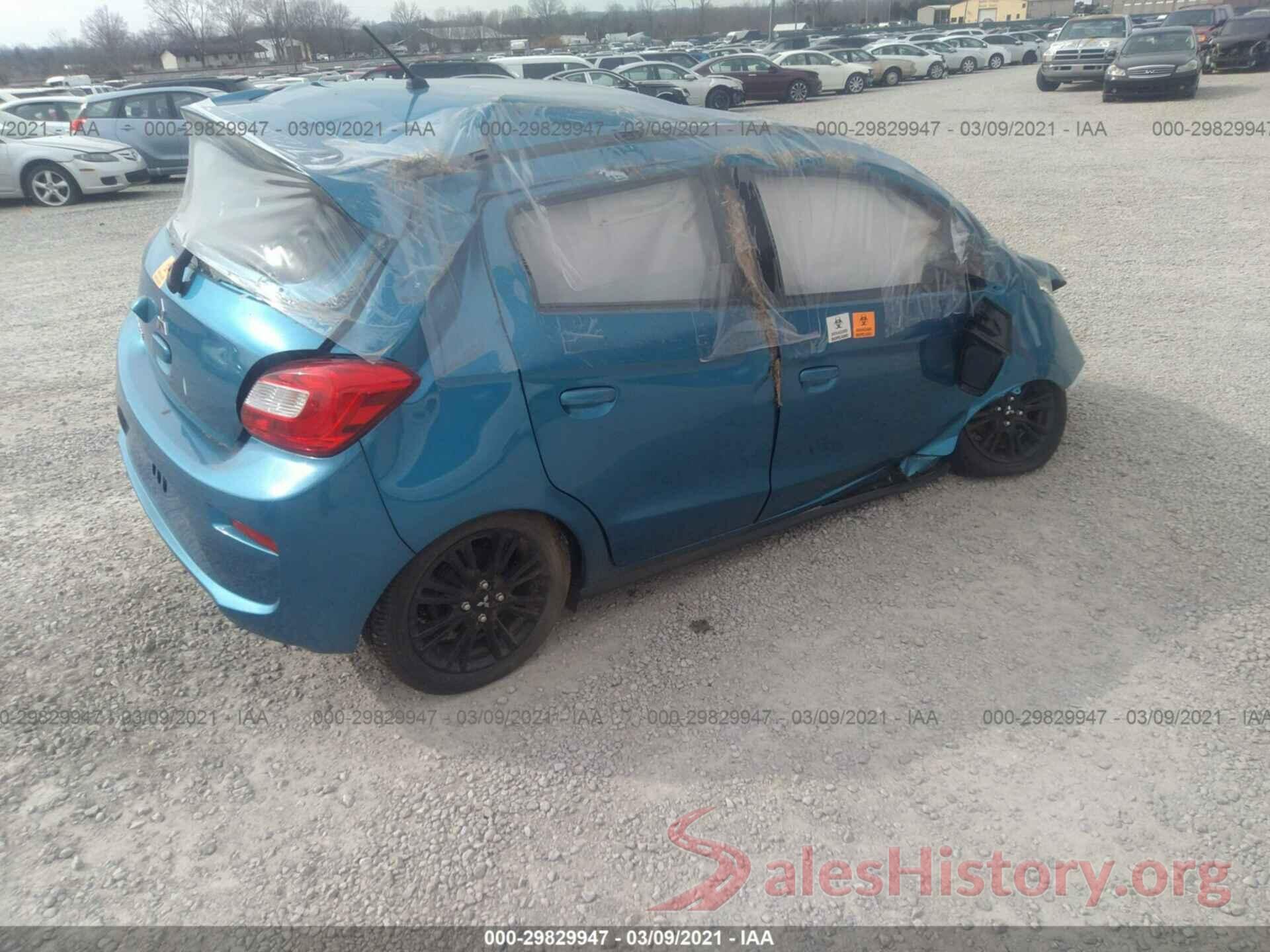 ML32A5HJ3LH001622 2020 MITSUBISHI MIRAGE