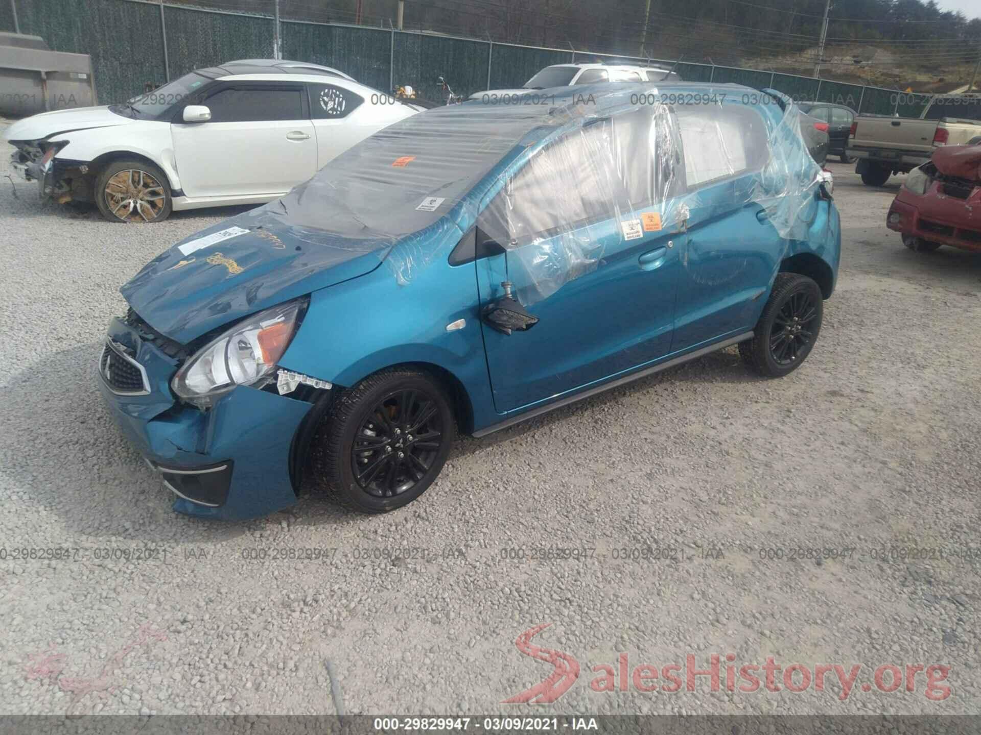 ML32A5HJ3LH001622 2020 MITSUBISHI MIRAGE