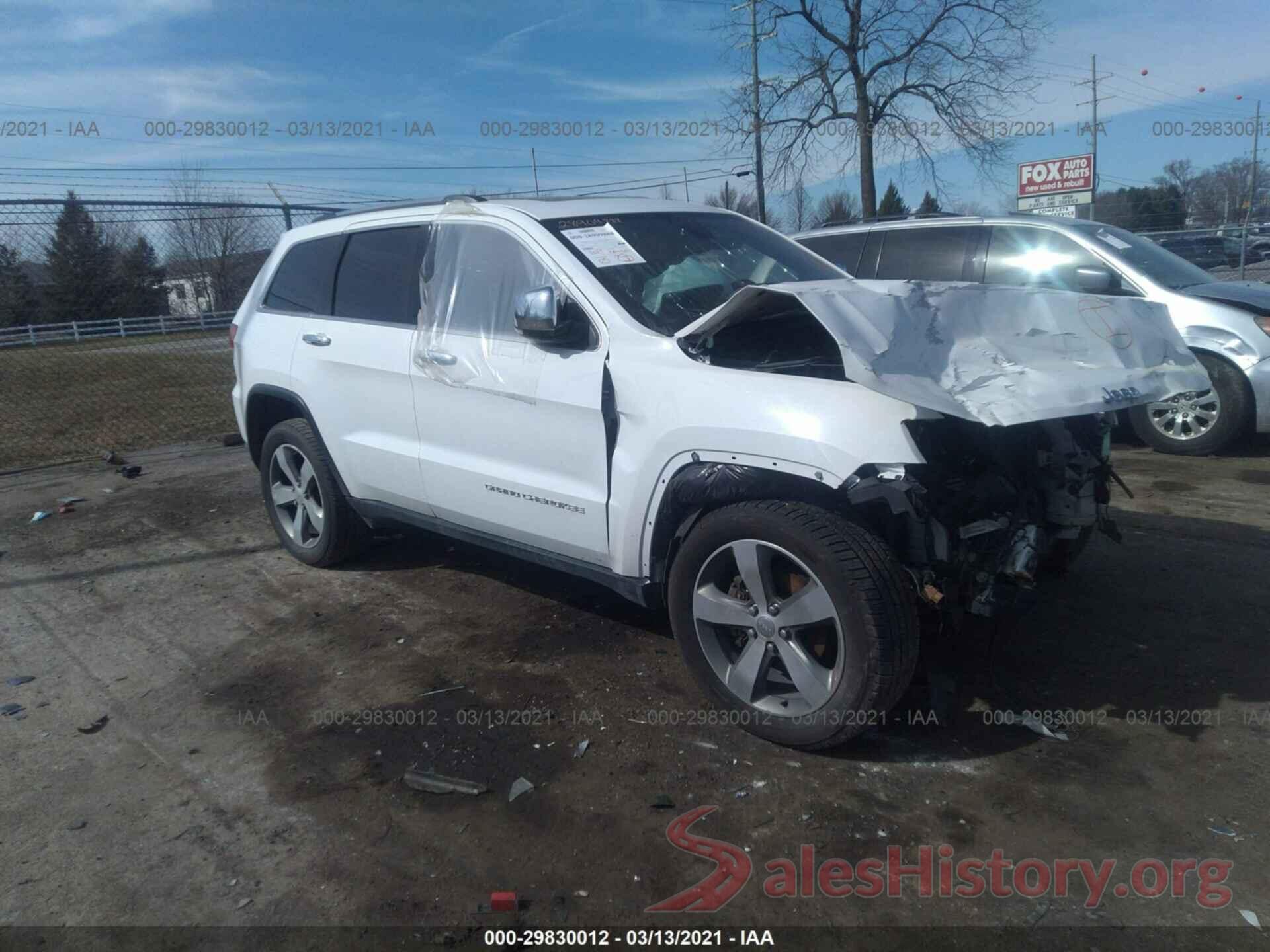 1C4RJFBG2GC313528 2016 JEEP GRAND CHEROKEE