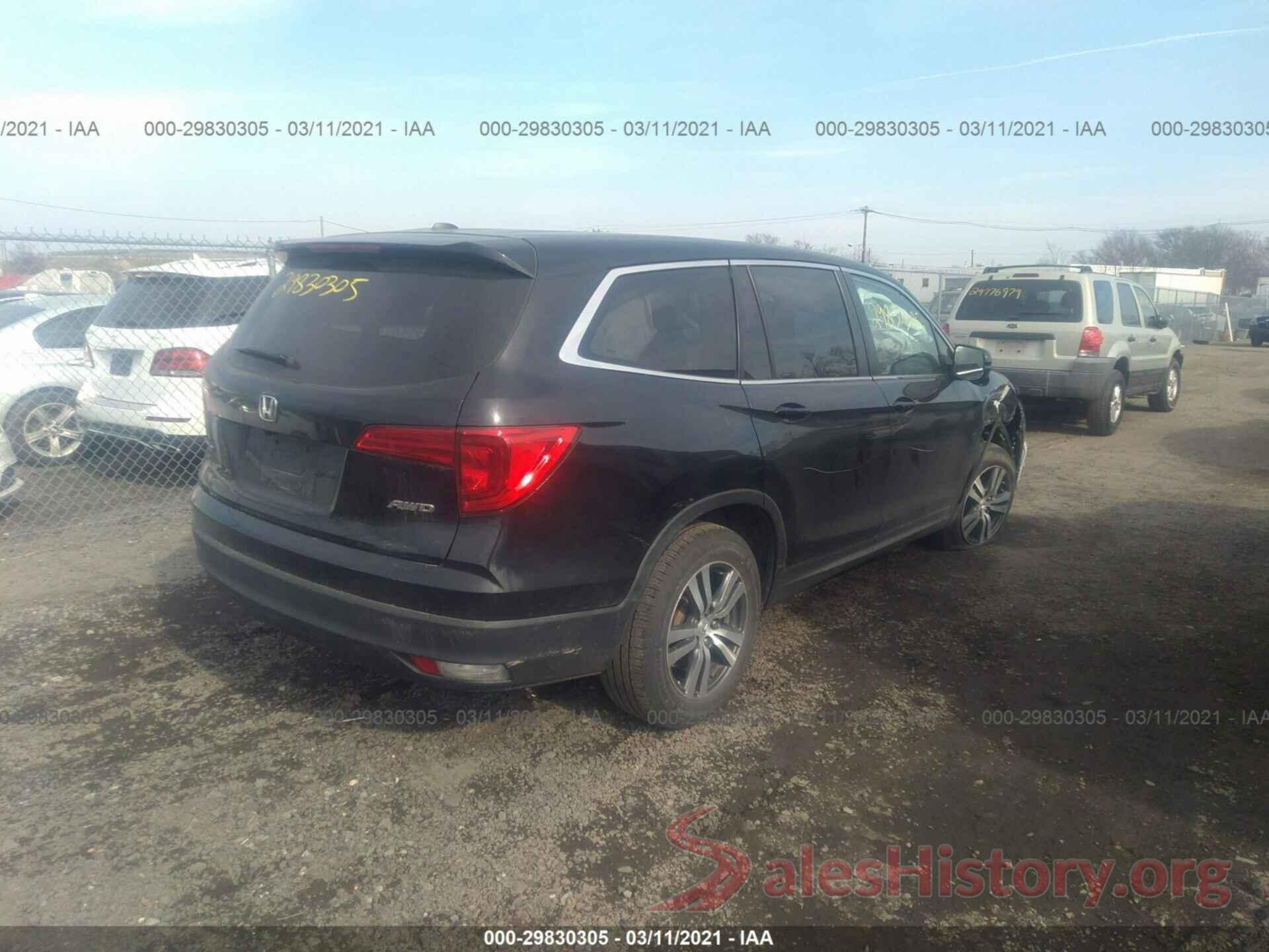 5FNYF6H3XJB066190 2018 HONDA PILOT