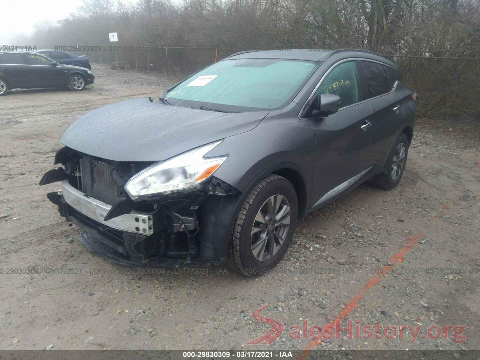 5N1AZ2MH8GN104833 2016 NISSAN MURANO