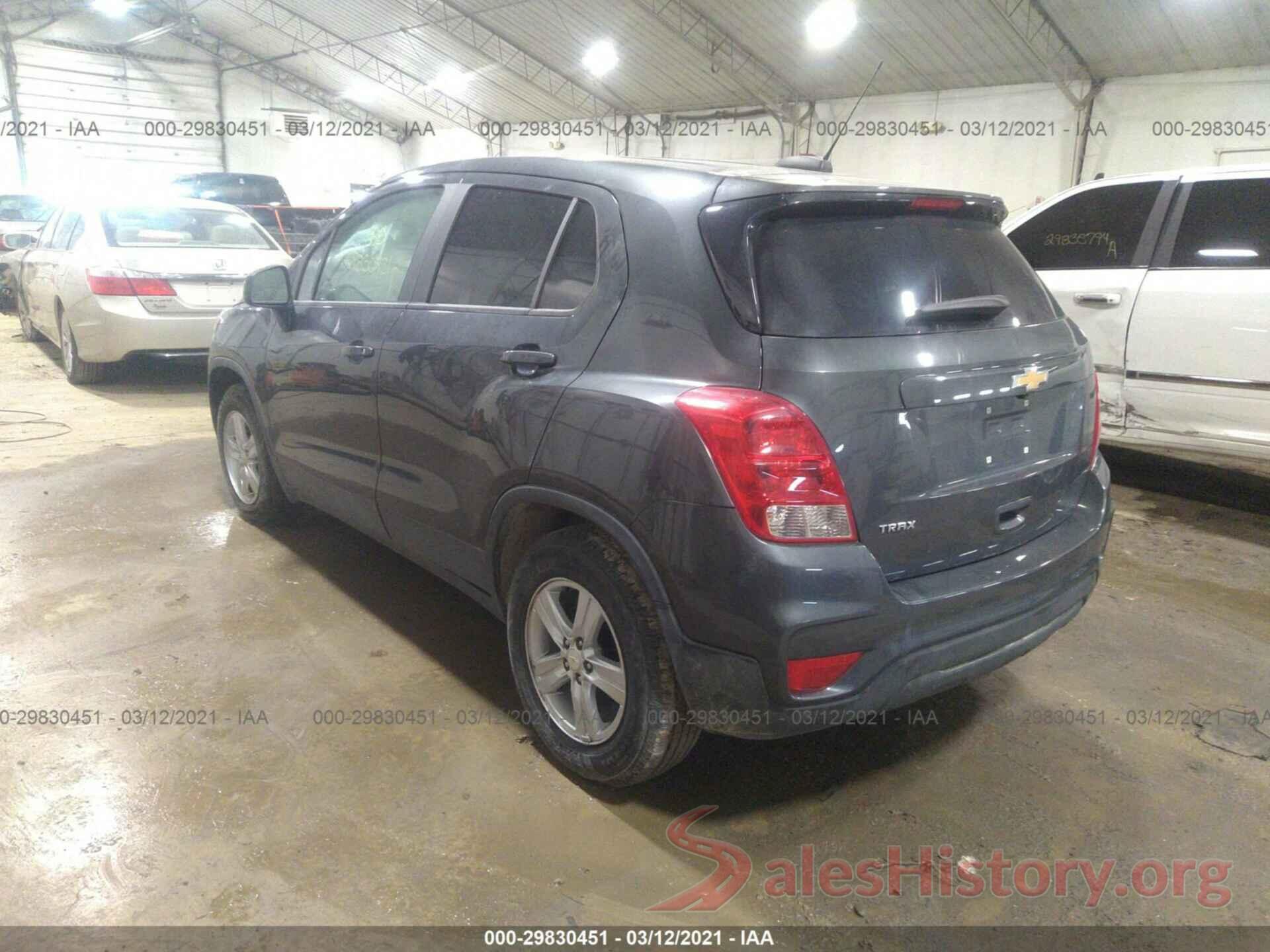 3GNCJKSB7LL272791 2020 CHEVROLET TRAX