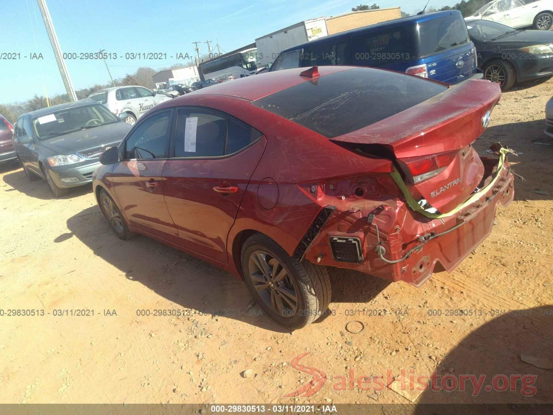 5NPD84LF4JH374844 2018 HYUNDAI ELANTRA