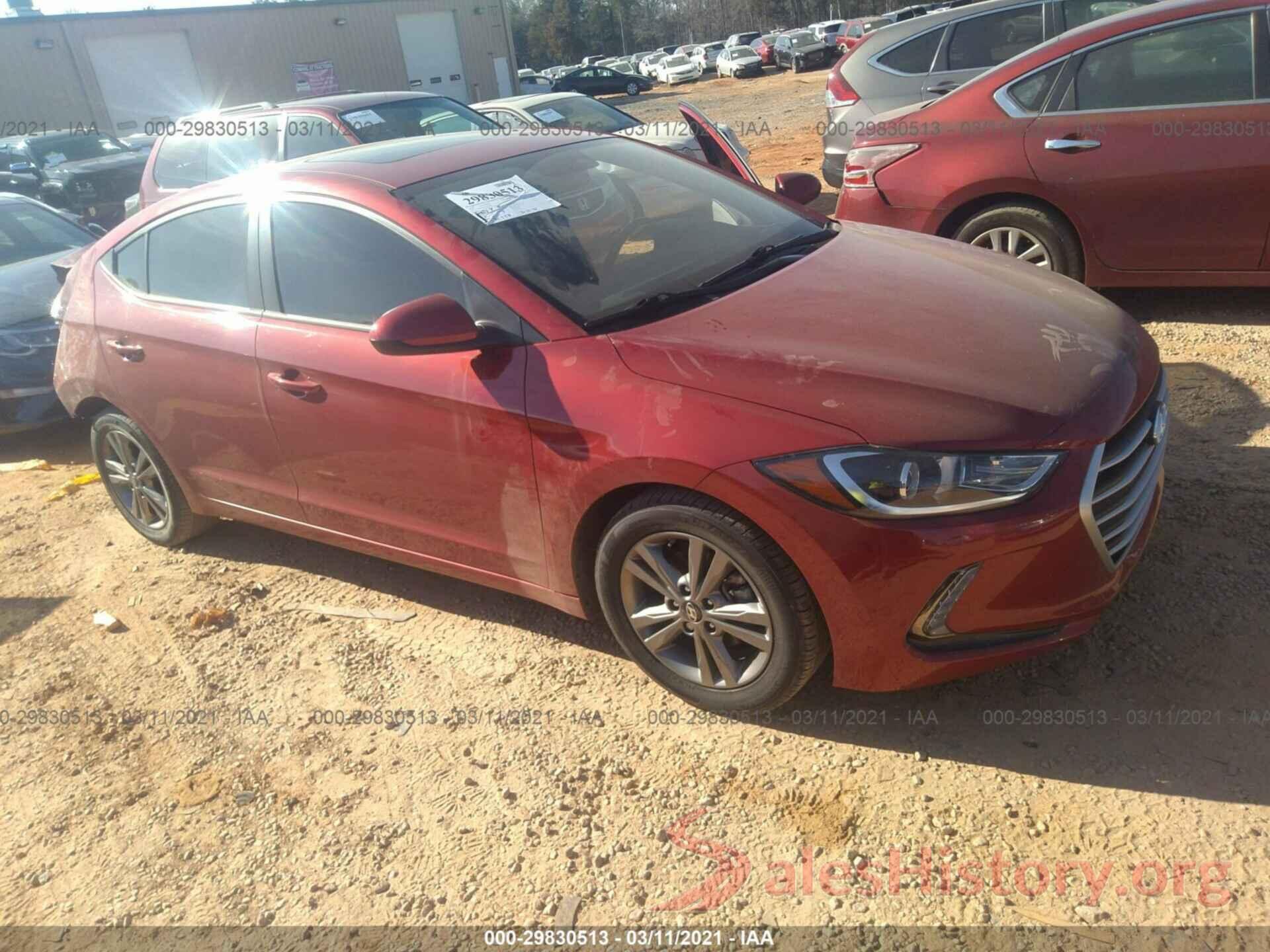 5NPD84LF4JH374844 2018 HYUNDAI ELANTRA