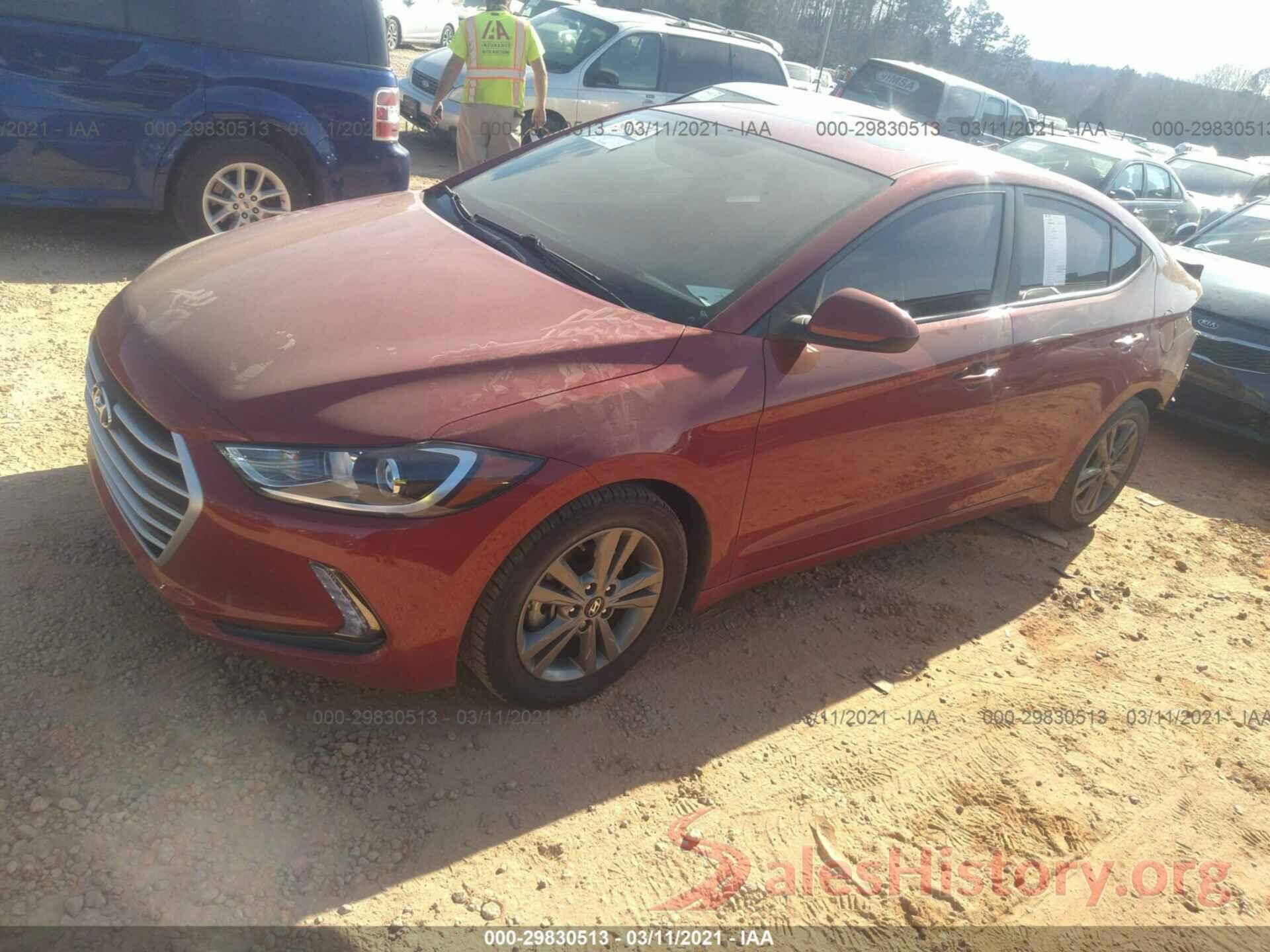 5NPD84LF4JH374844 2018 HYUNDAI ELANTRA