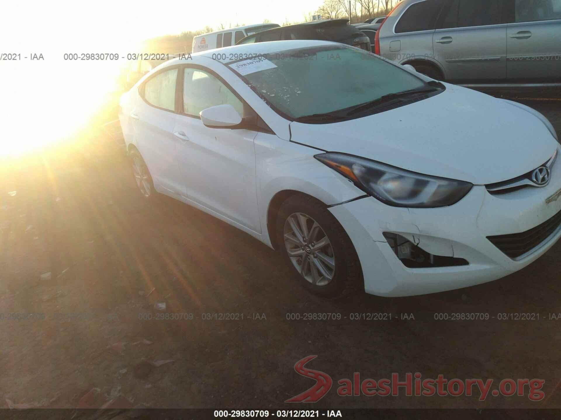 5NPDH4AE7GH778935 2016 HYUNDAI ELANTRA