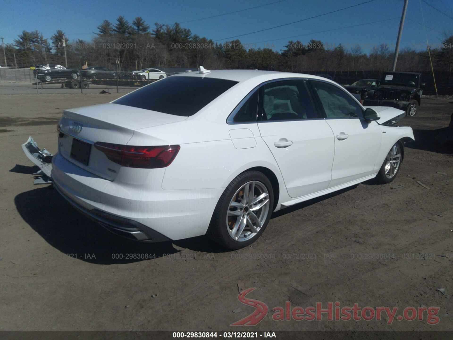 WAUENAF47LN009158 2020 AUDI A4