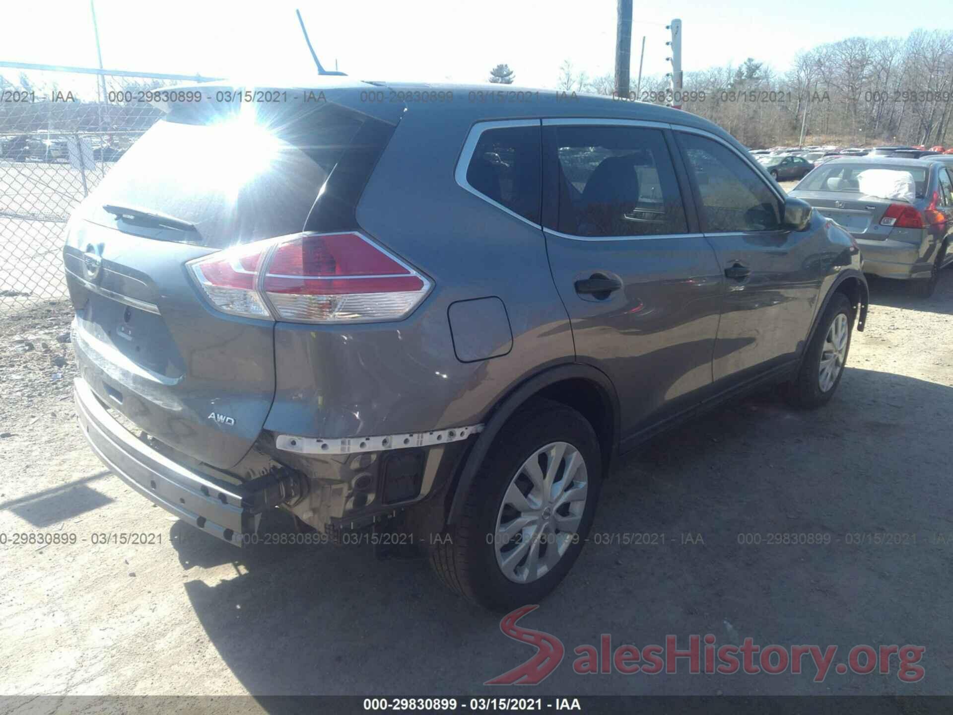 KNMAT2MV4GP660105 2016 NISSAN ROGUE