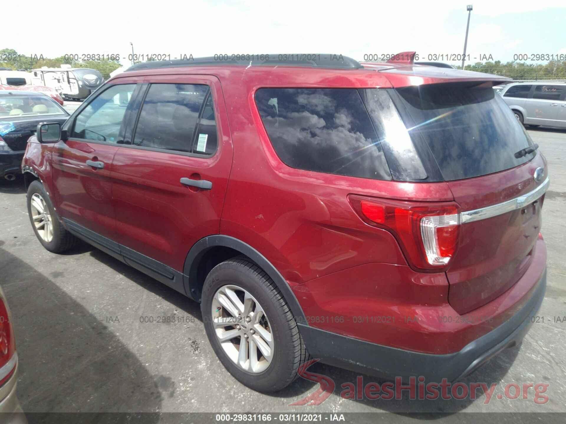 1FM5K7B86HGA20599 2017 FORD EXPLORER