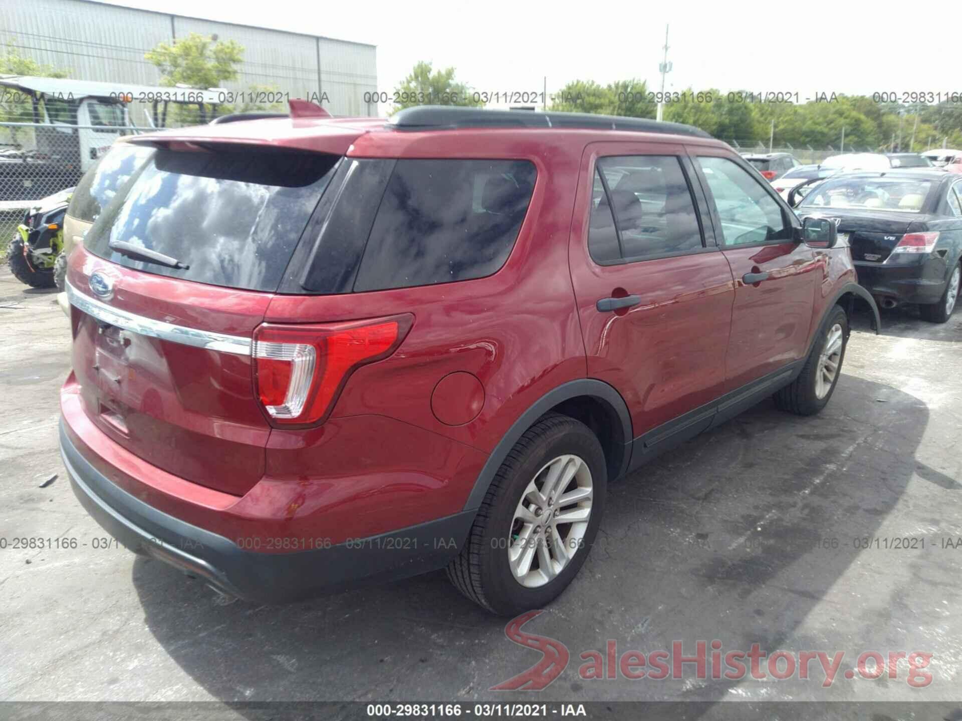 1FM5K7B86HGA20599 2017 FORD EXPLORER