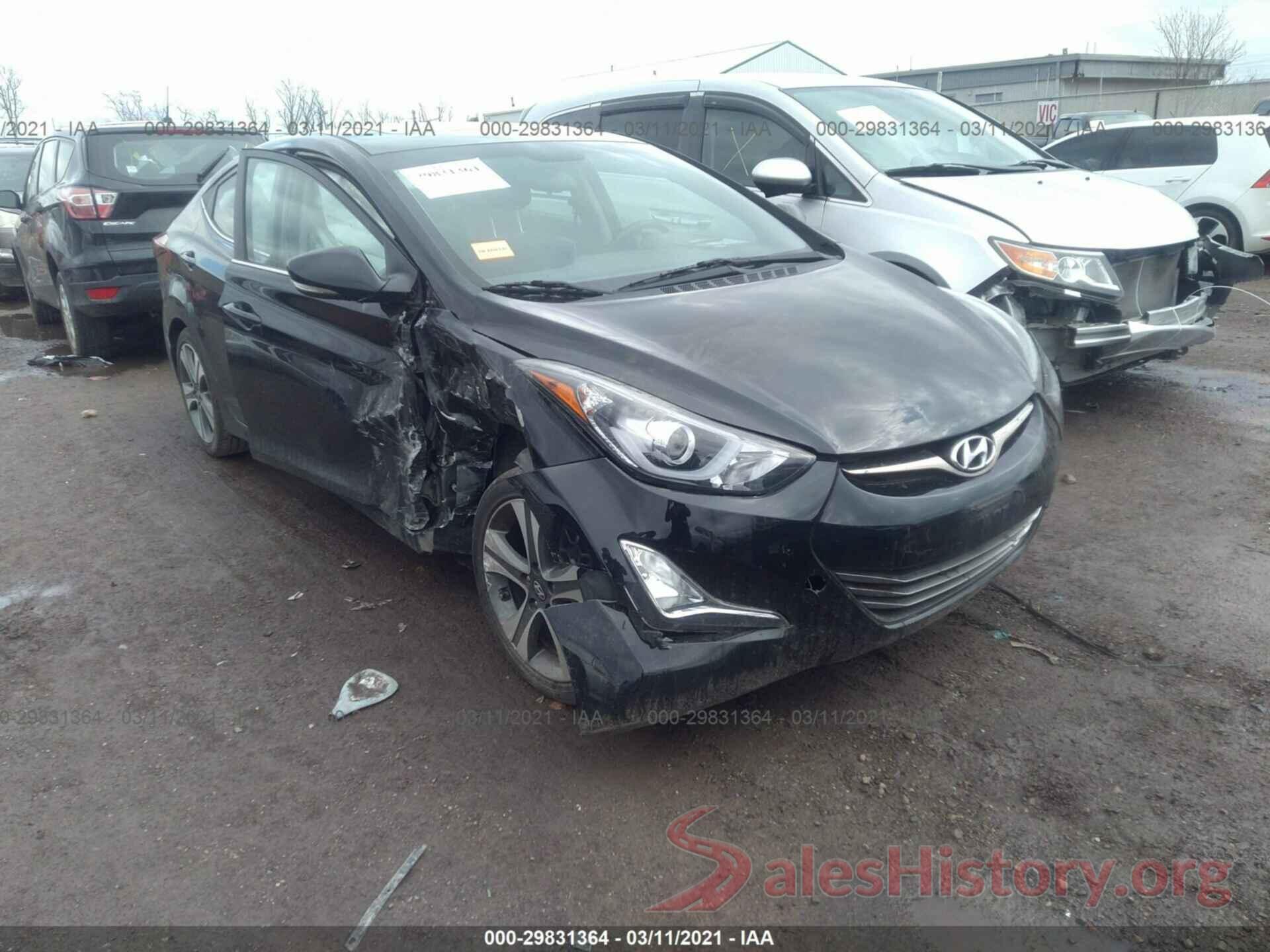 KMHDH4AH5GU553456 2016 HYUNDAI ELANTRA