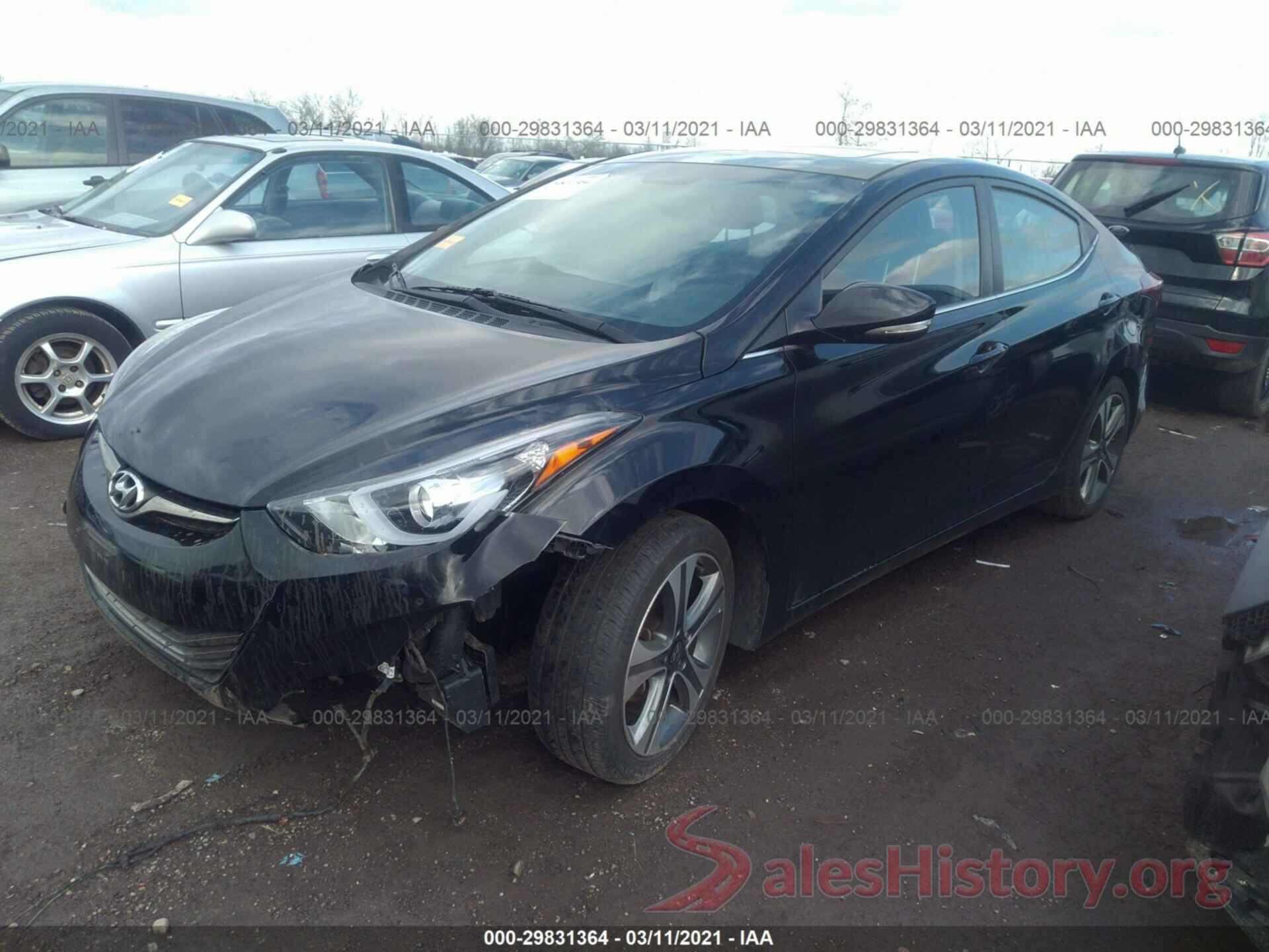 KMHDH4AH5GU553456 2016 HYUNDAI ELANTRA