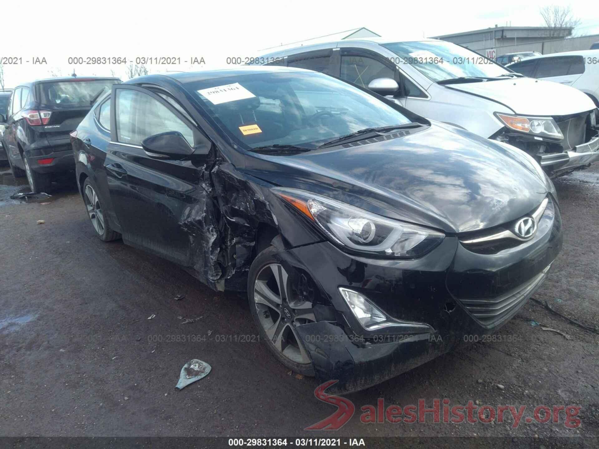 KMHDH4AH5GU553456 2016 HYUNDAI ELANTRA