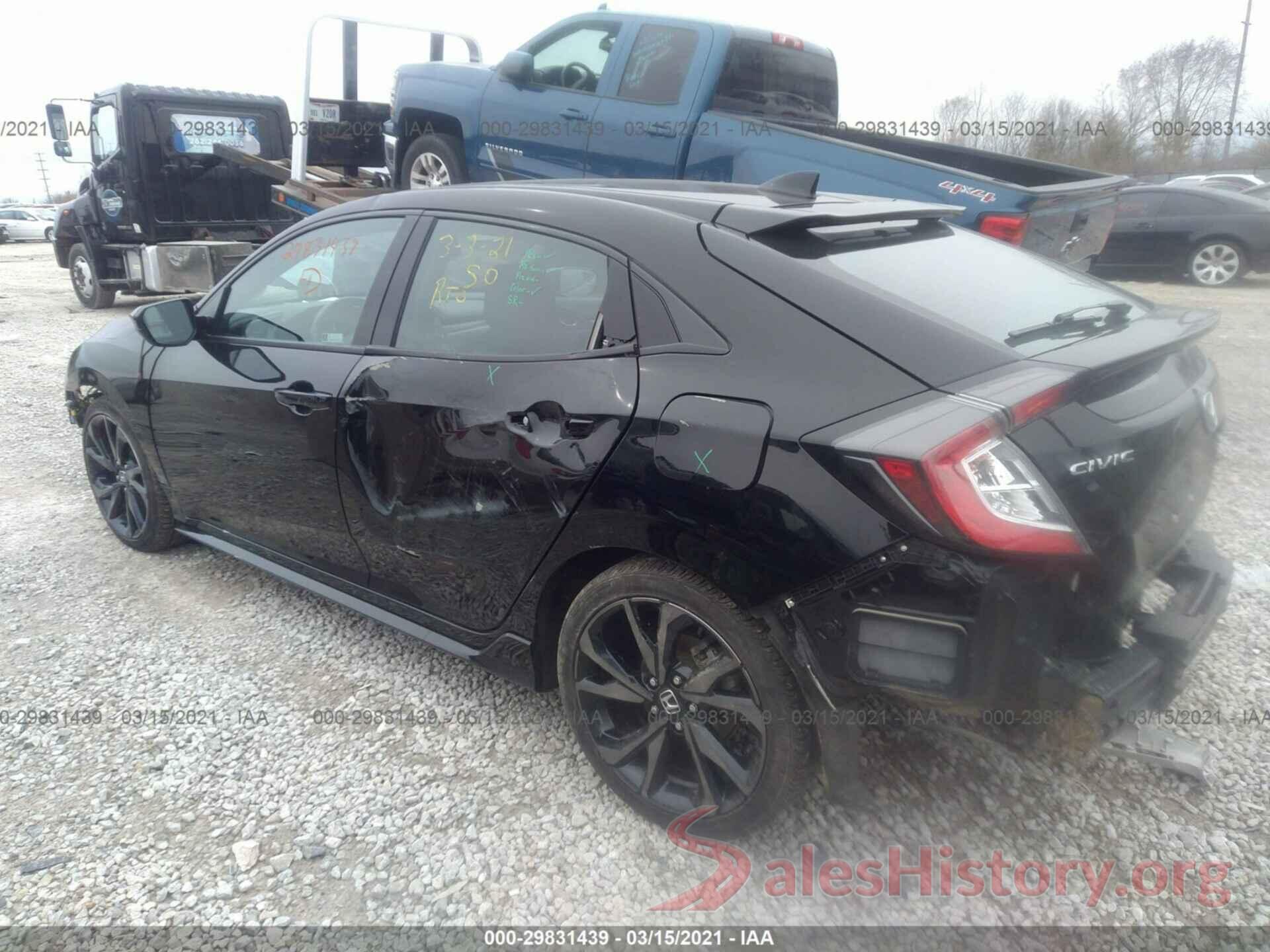 SHHFK7H41KU228273 2019 HONDA CIVIC HATCHBACK