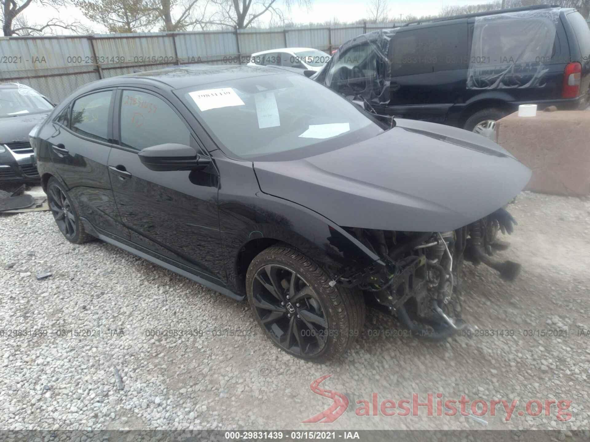 SHHFK7H41KU228273 2019 HONDA CIVIC HATCHBACK