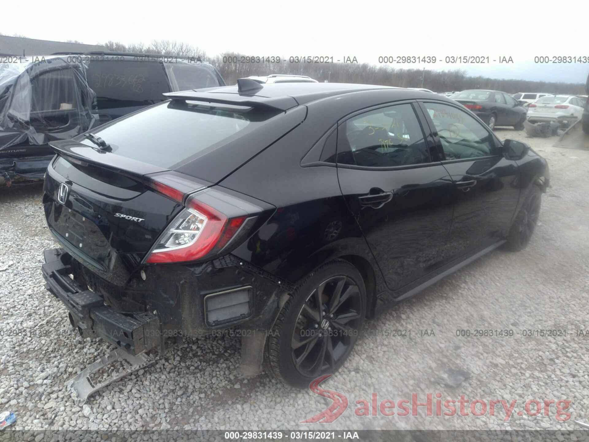 SHHFK7H41KU228273 2019 HONDA CIVIC HATCHBACK