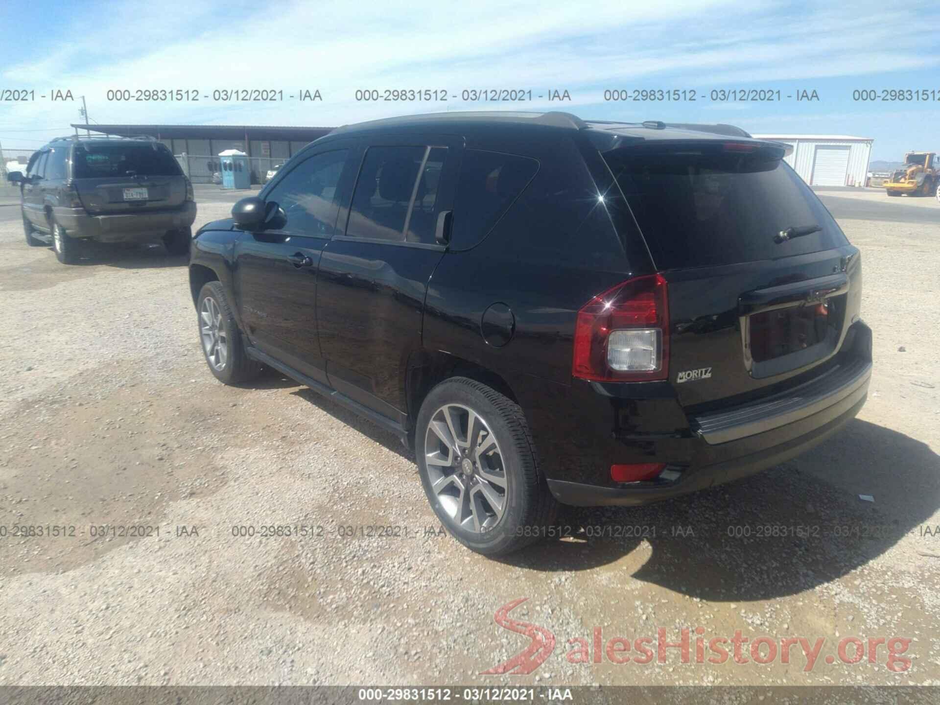 1C4NJCBA5HD103154 2017 JEEP COMPASS