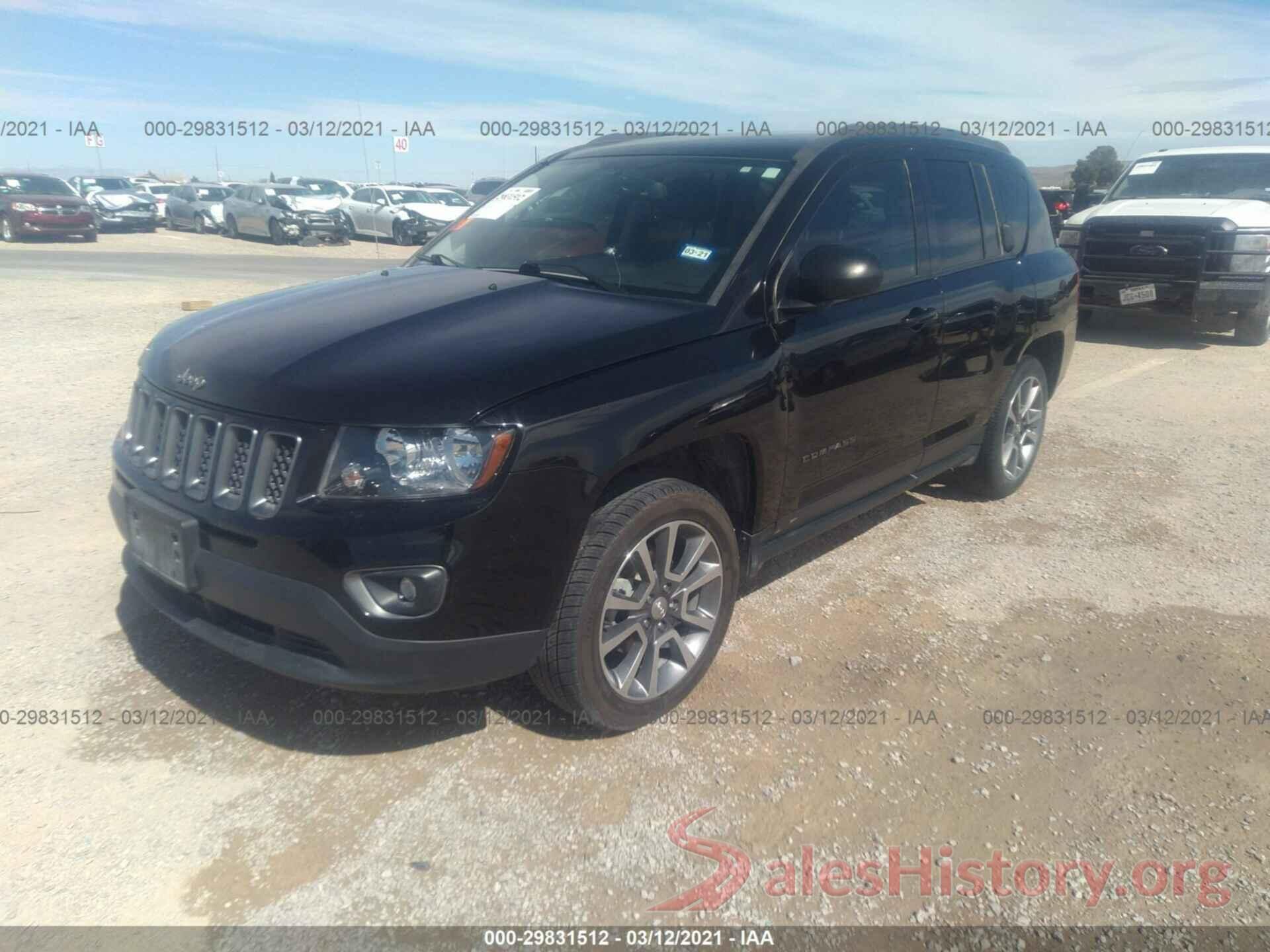 1C4NJCBA5HD103154 2017 JEEP COMPASS