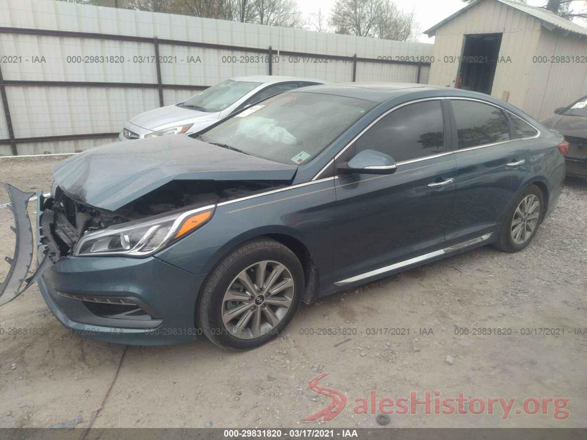 5NPE34AF2HH568336 2017 HYUNDAI SONATA