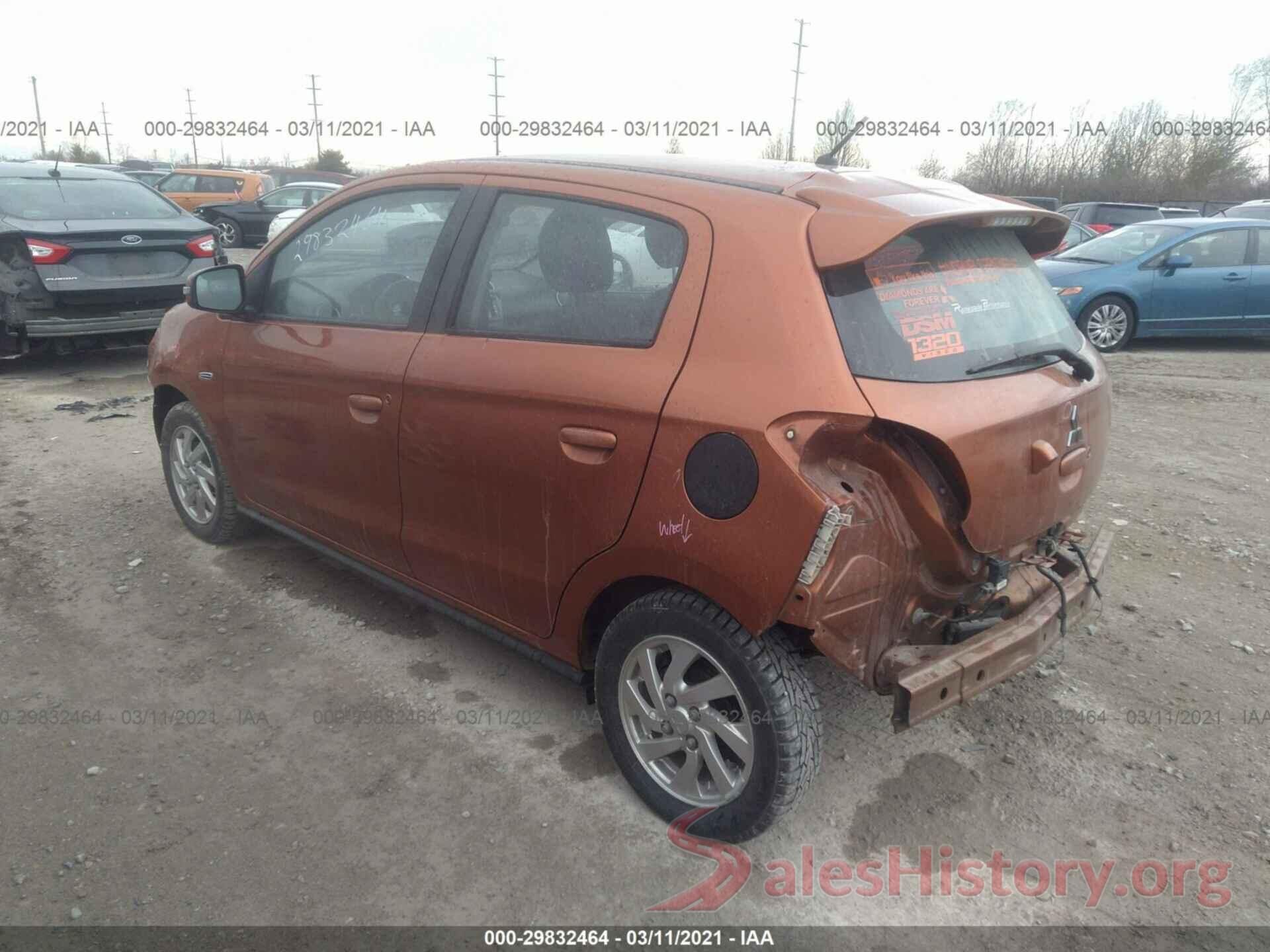 ML32A4HJXHH009508 2017 MITSUBISHI MIRAGE