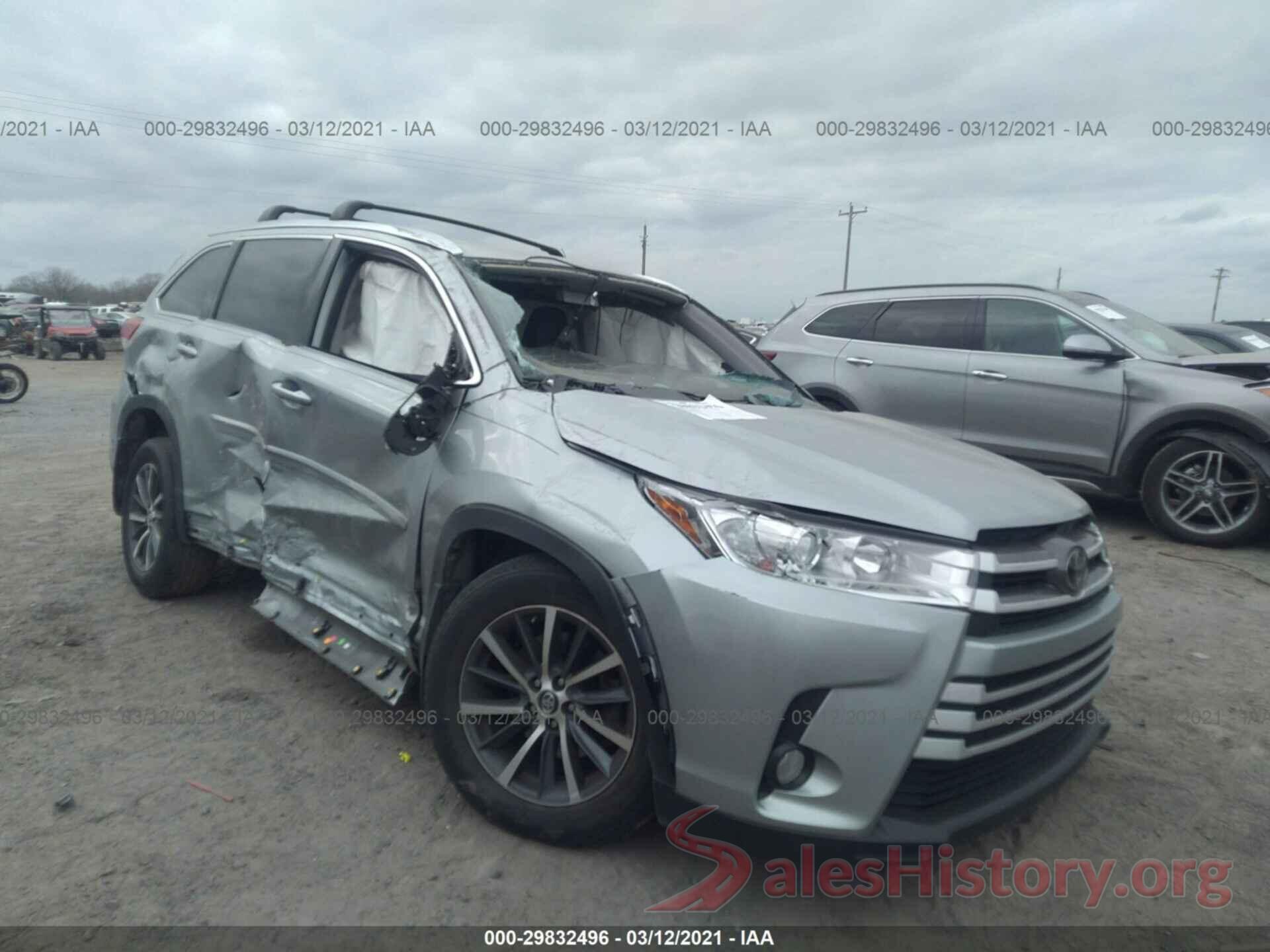 5TDJZRFH0JS525764 2018 TOYOTA HIGHLANDER