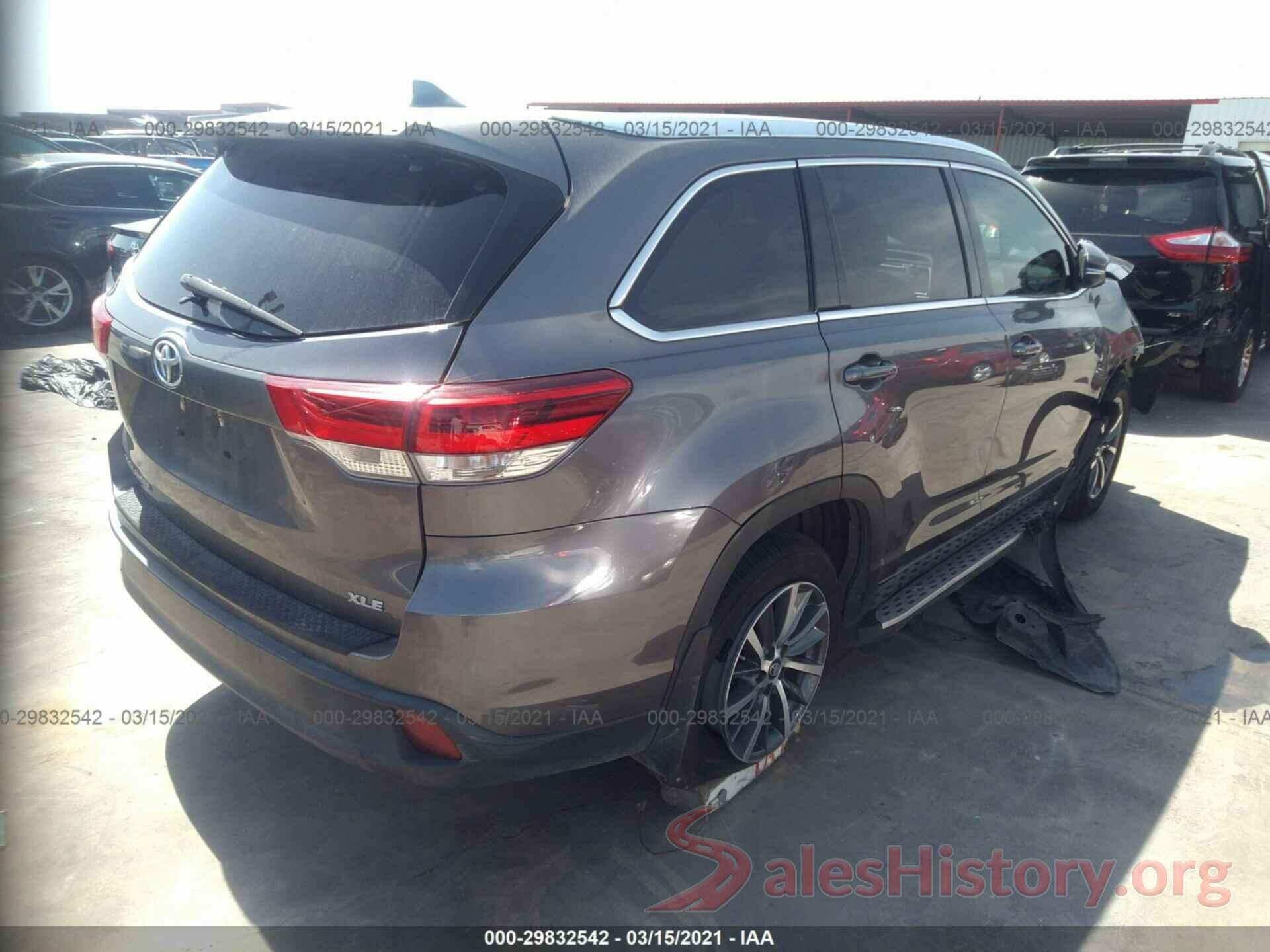 5TDKZRFH8JS544602 2018 TOYOTA HIGHLANDER