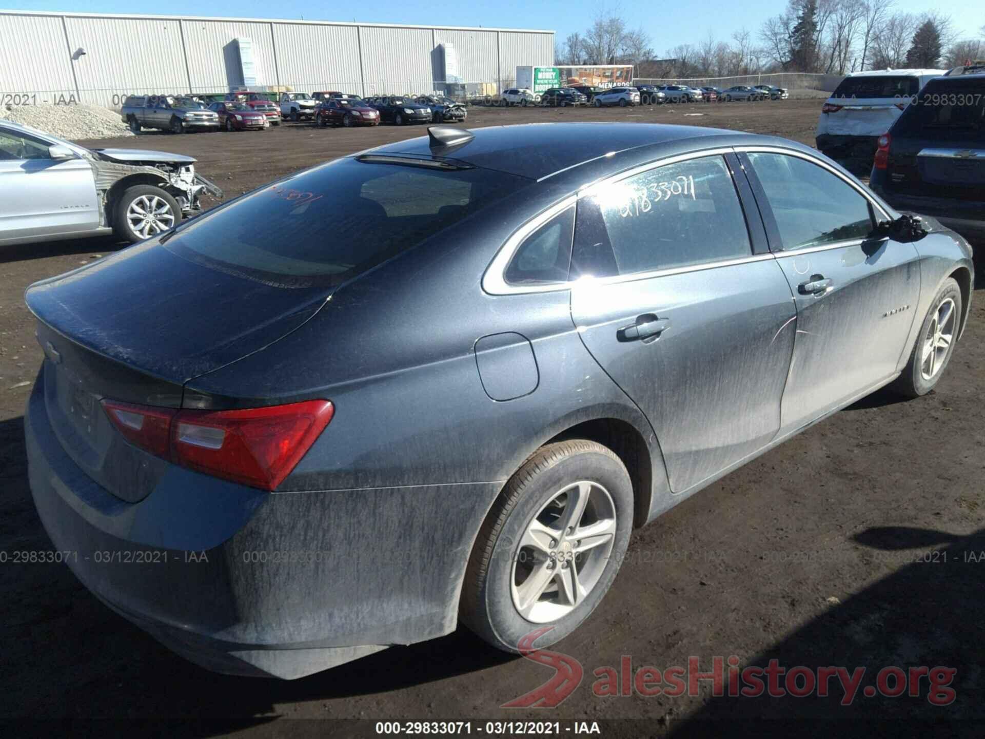 1G1ZB5ST6KF190837 2019 CHEVROLET MALIBU