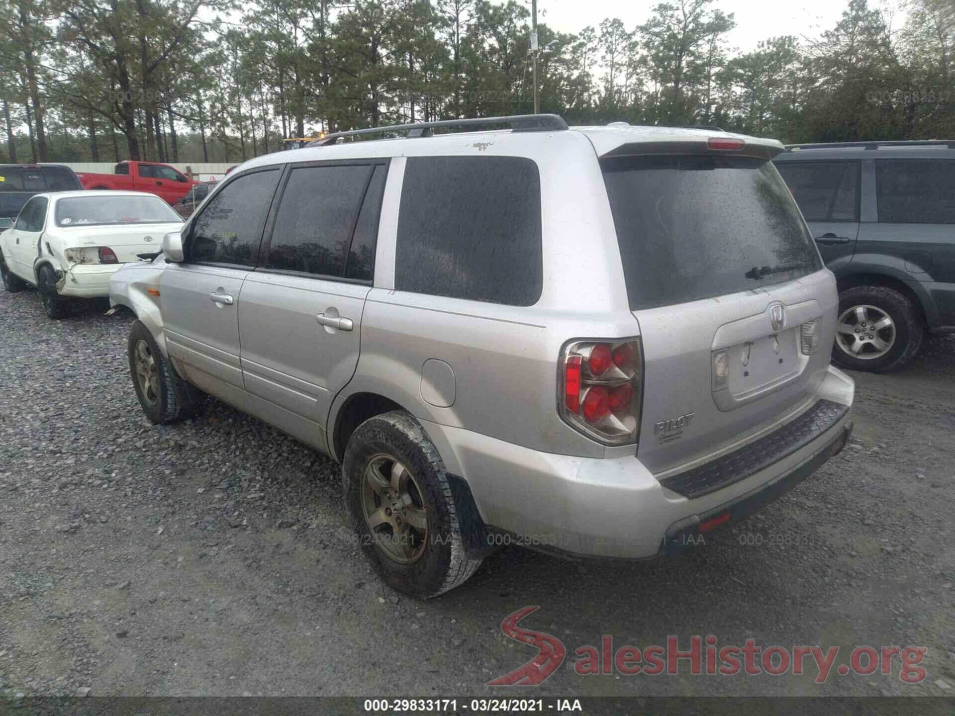 2T3ZFREV8GW309882 2006 HONDA PILOT