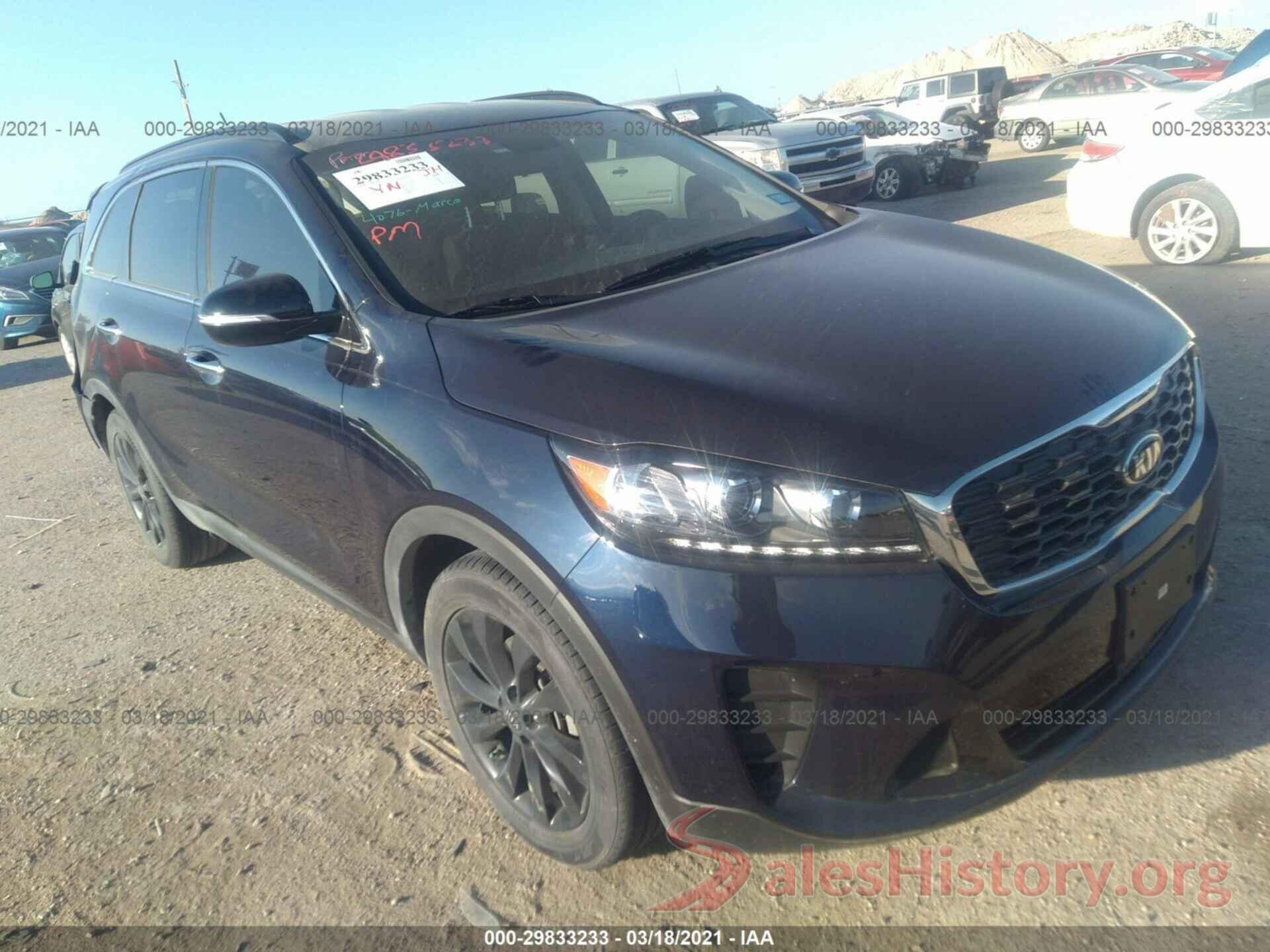 5XYPG4A52LG667274 2020 KIA SORENTO