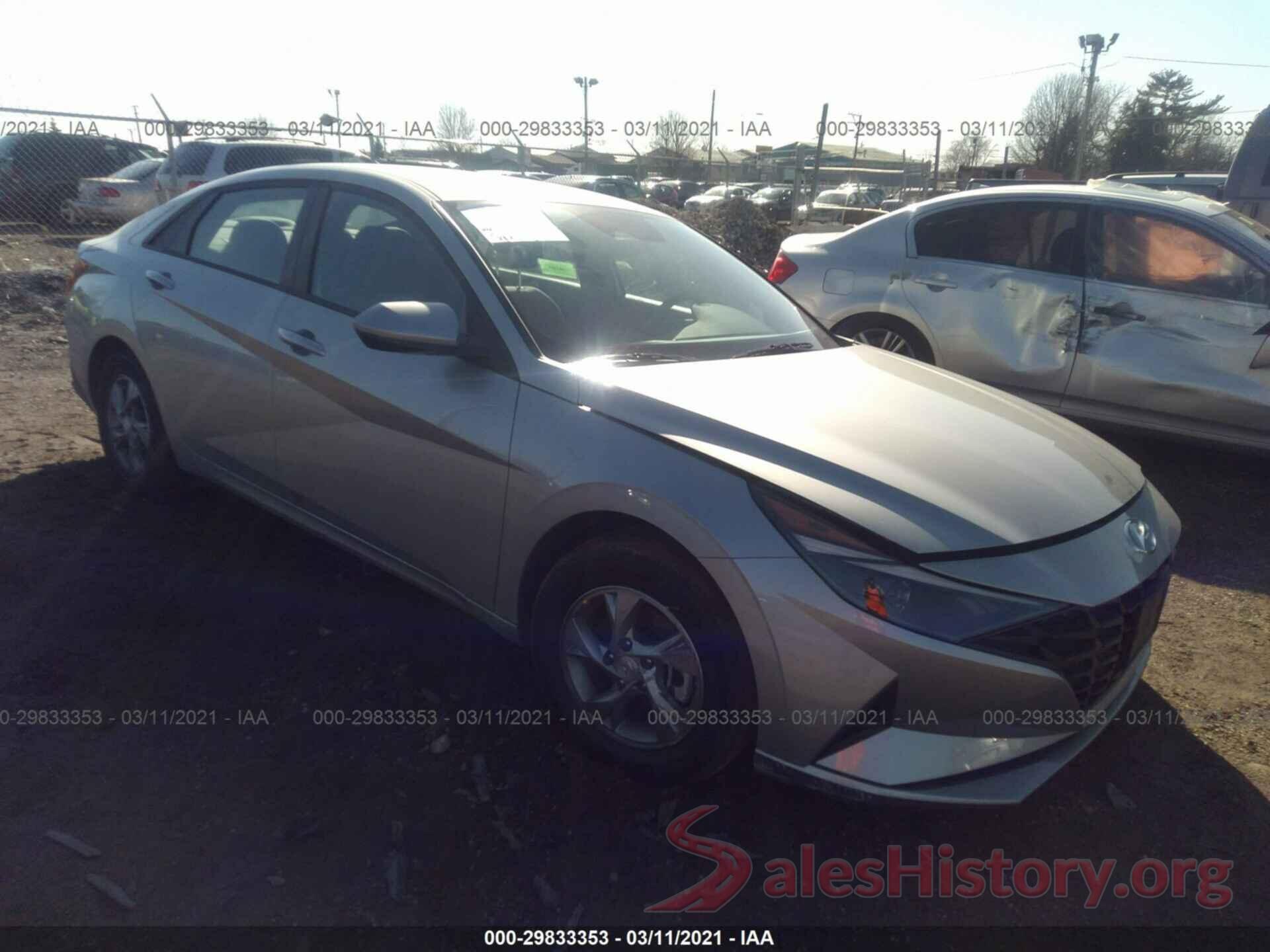 5NPLL4AG5MH015030 2021 HYUNDAI ELANTRA