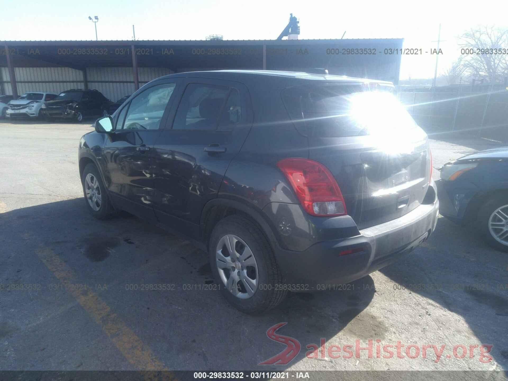 3GNCJKSB8GL271168 2016 CHEVROLET TRAX