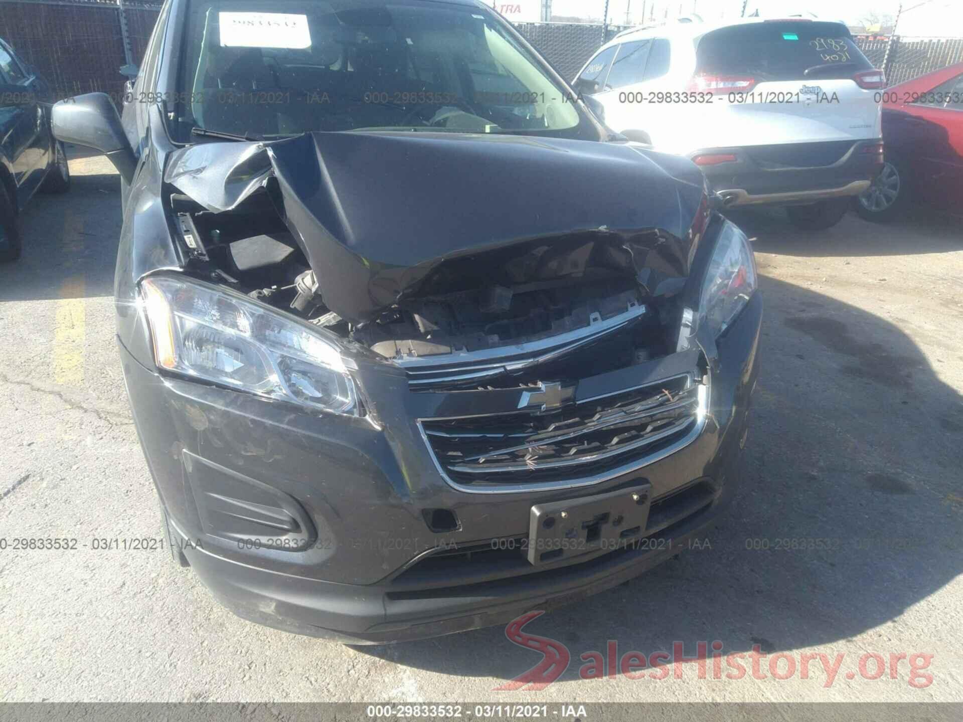 3GNCJKSB8GL271168 2016 CHEVROLET TRAX