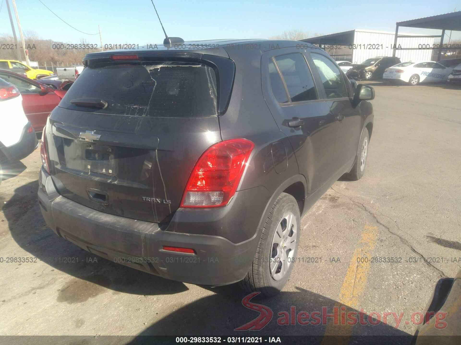 3GNCJKSB8GL271168 2016 CHEVROLET TRAX