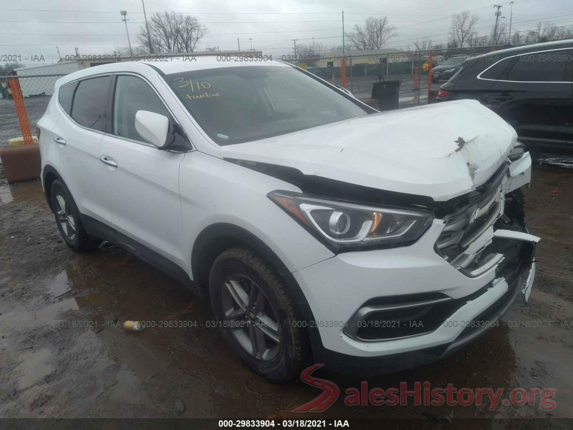 5NMZT3LB2HH004303 2017 HYUNDAI SANTA FE SPORT