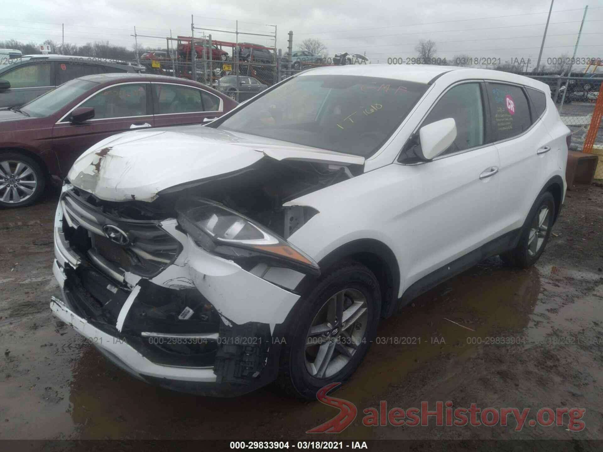 5NMZT3LB2HH004303 2017 HYUNDAI SANTA FE SPORT