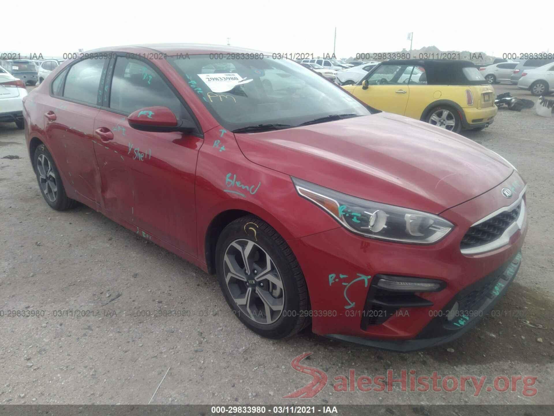 3KPF24AD8LE238946 2020 KIA FORTE