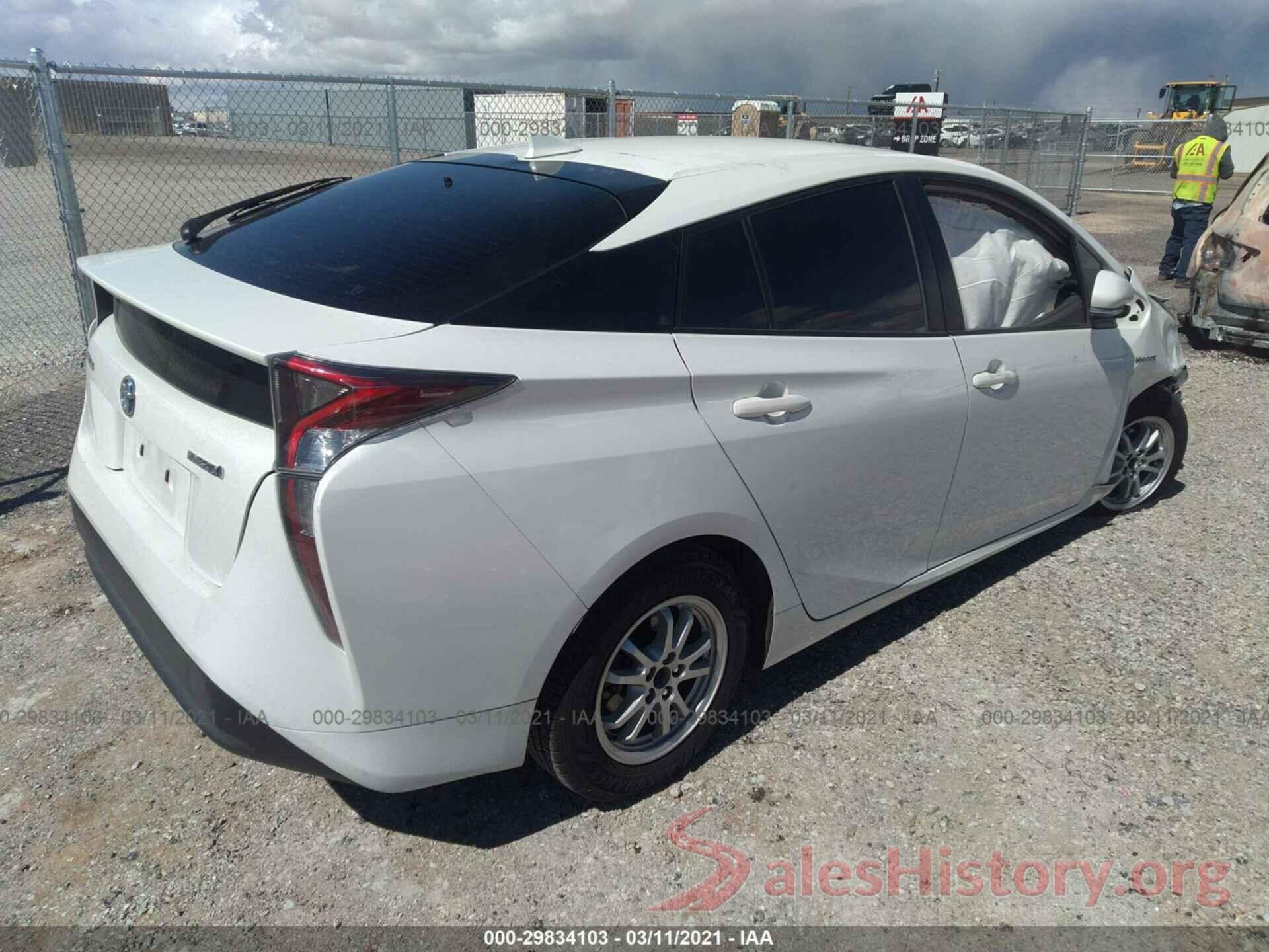 JTDKBRFU2G3021653 2016 TOYOTA PRIUS